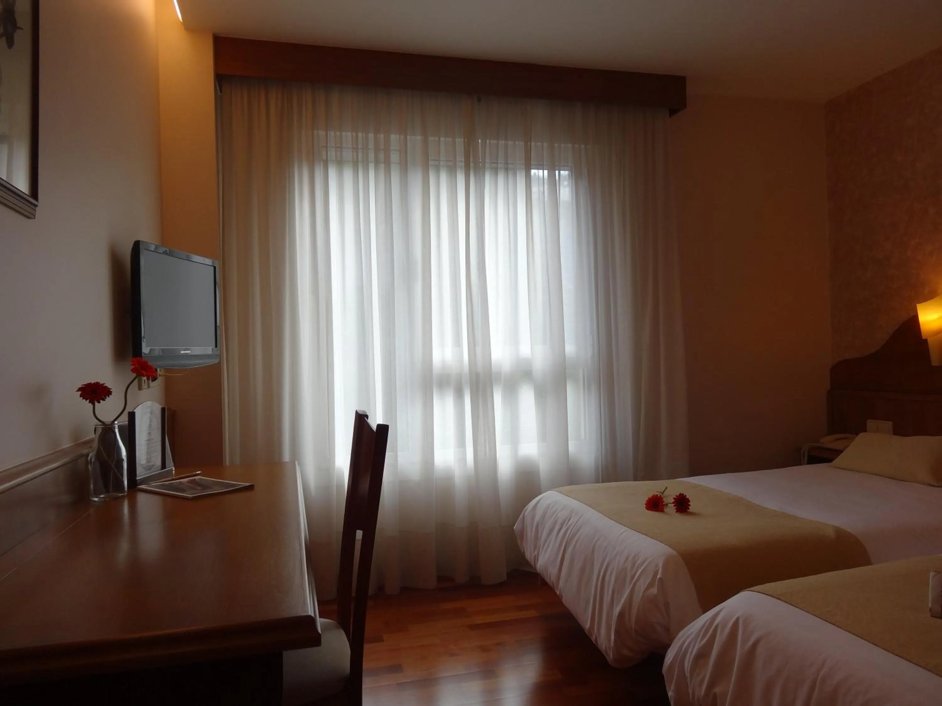 Bed in Hotel El Pescador