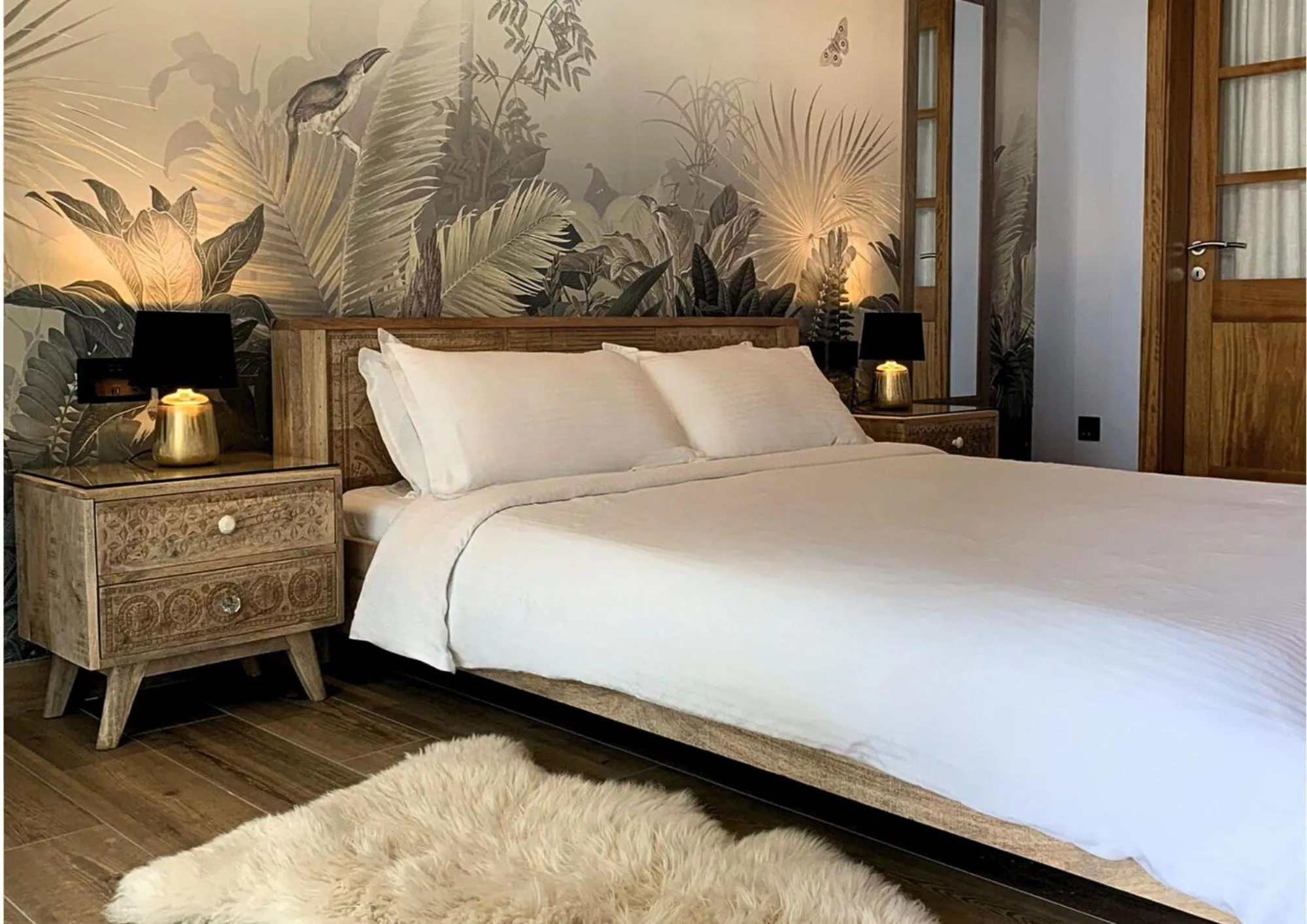 Bed in Damare Resort & SPA