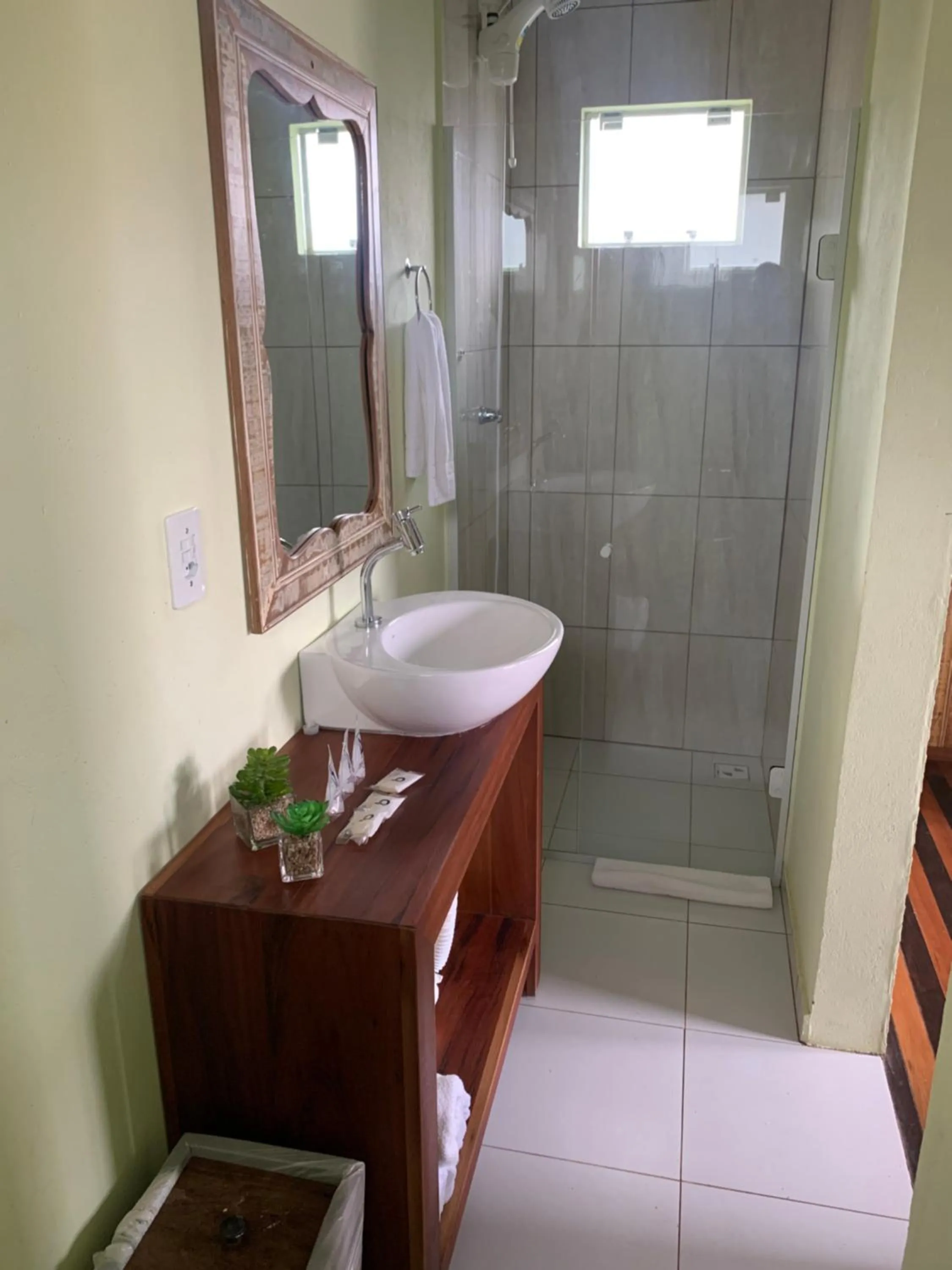 Bathroom in Eco Mirante Hotel