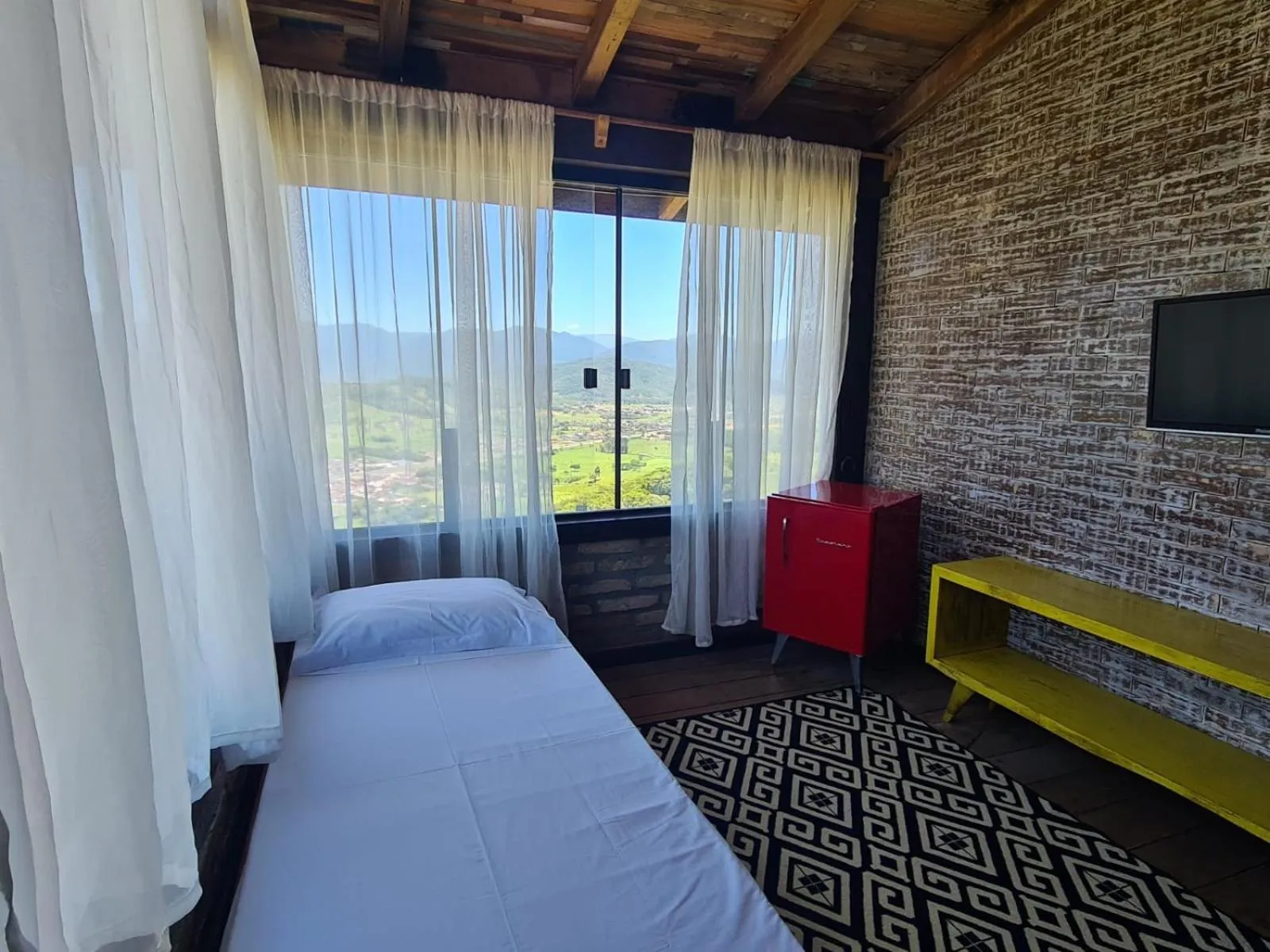 Bed in Eco Mirante Hotel