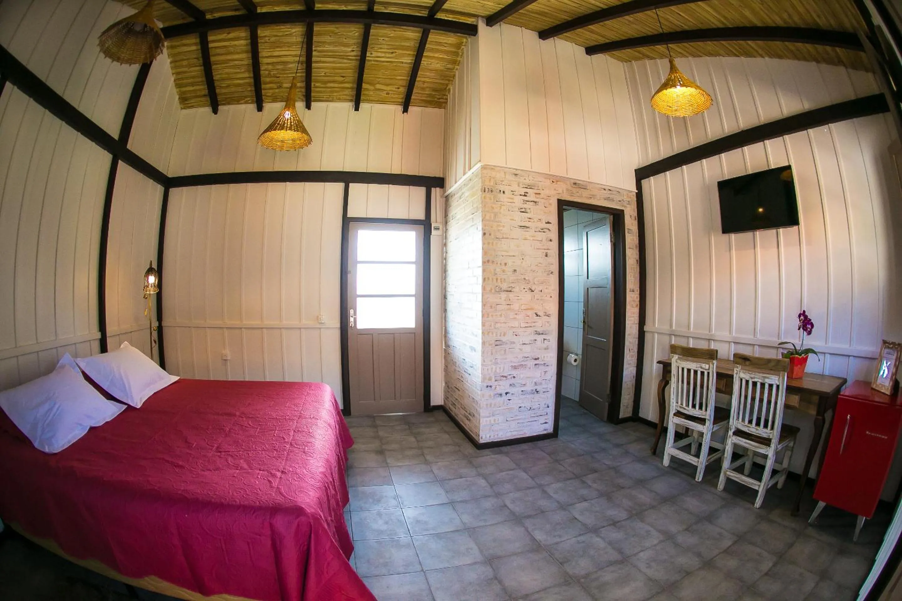 Bed in Eco Mirante Hotel