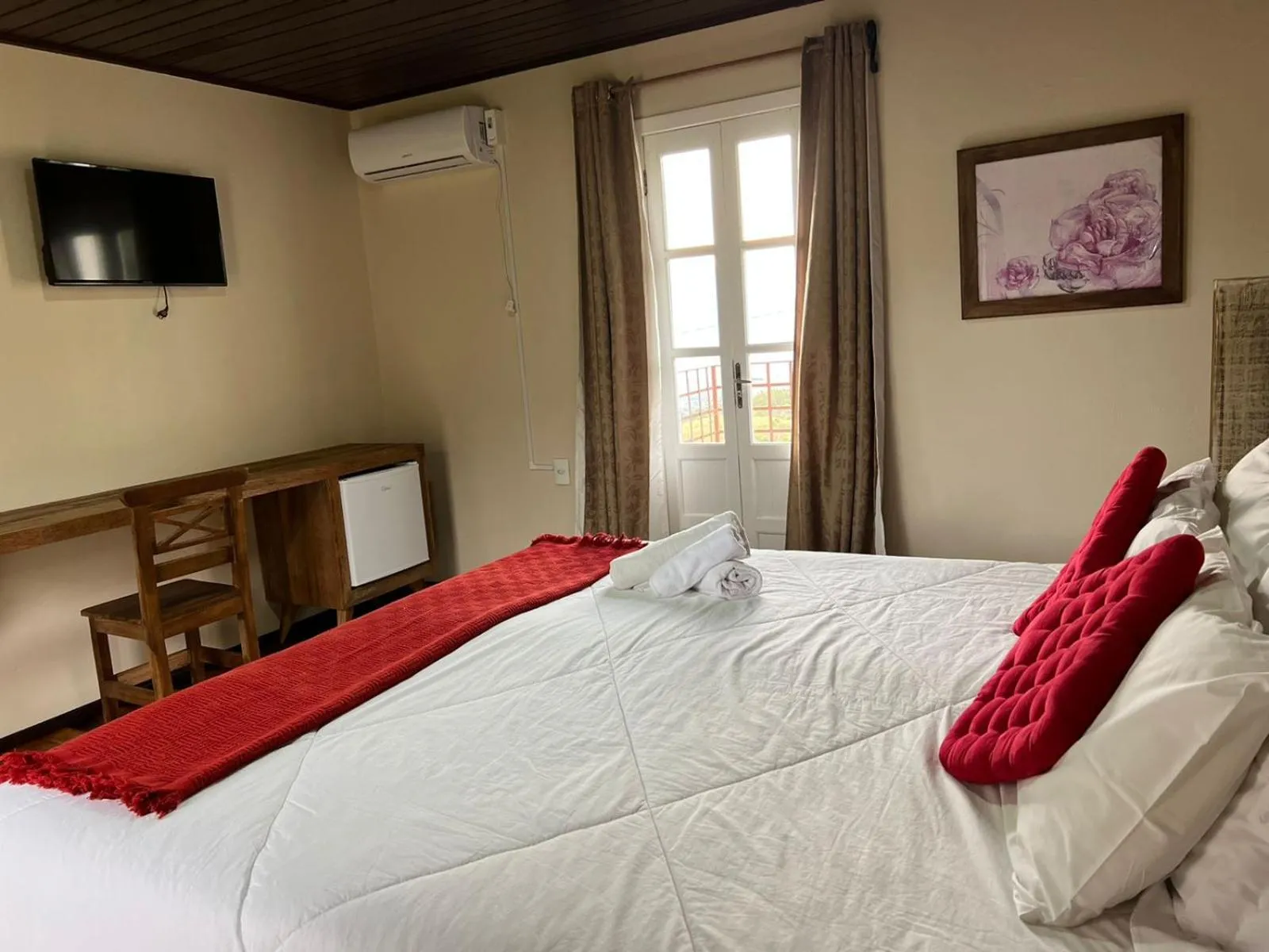 Bed in Eco Mirante Hotel