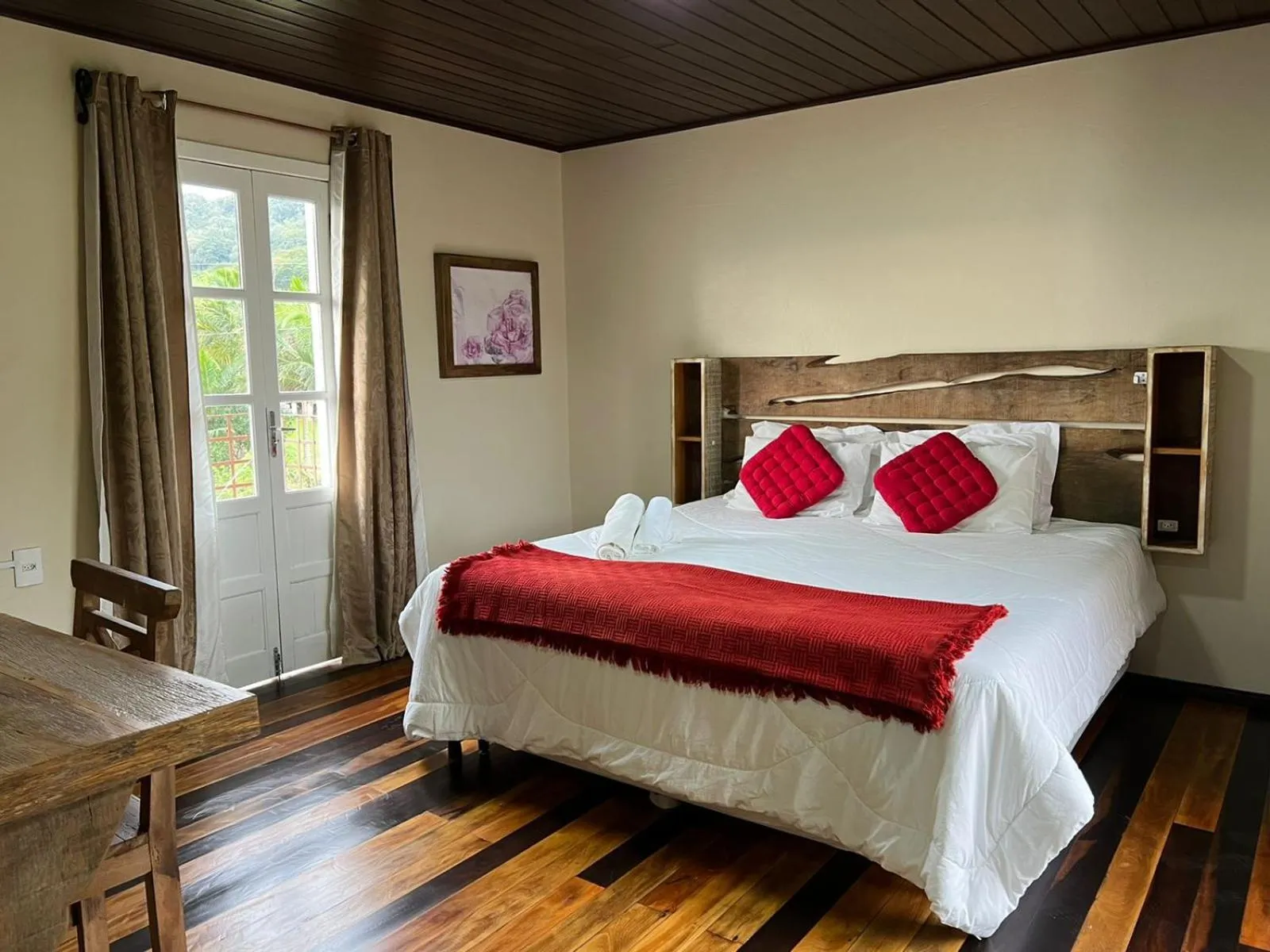 Bed in Eco Mirante Hotel