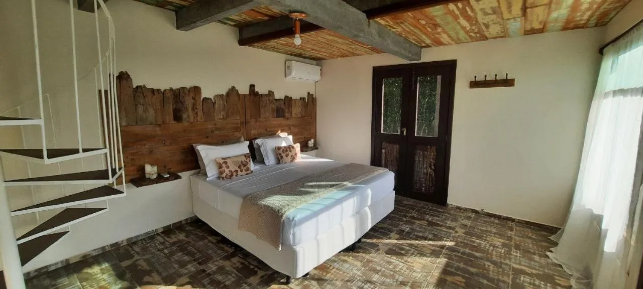 Bed in Eco Mirante Hotel