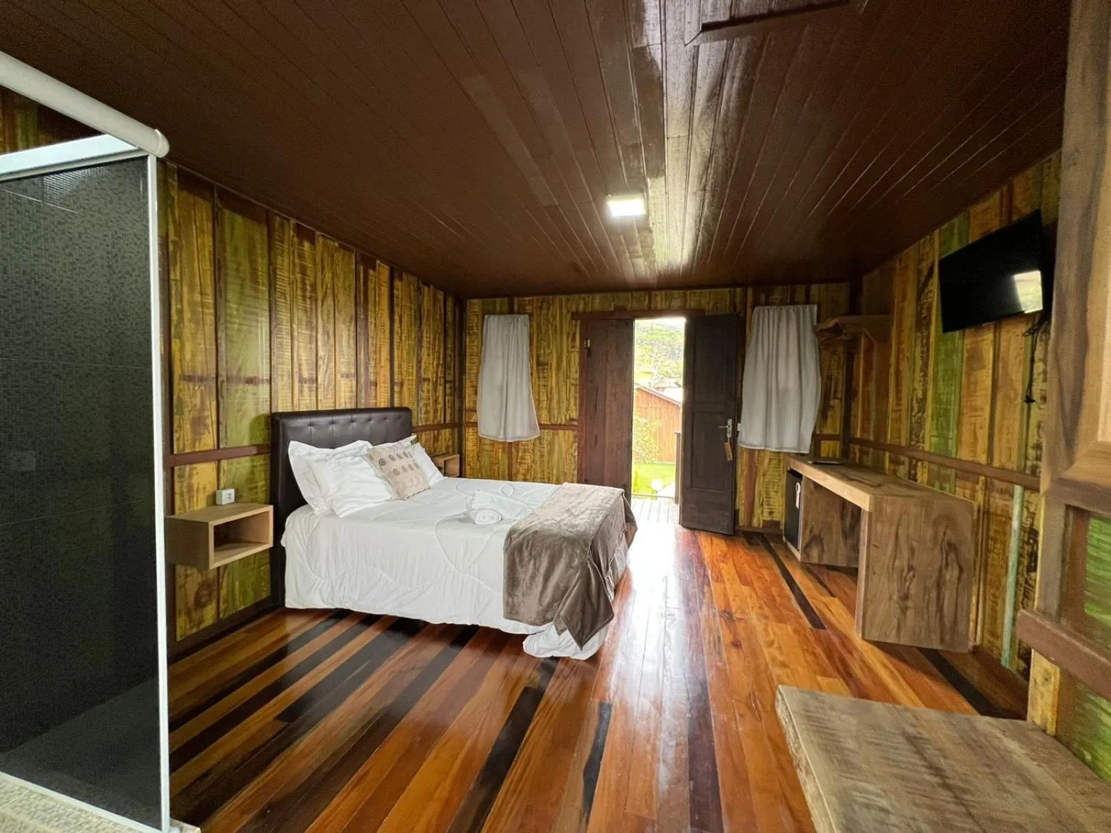 Bed in Eco Mirante Hotel