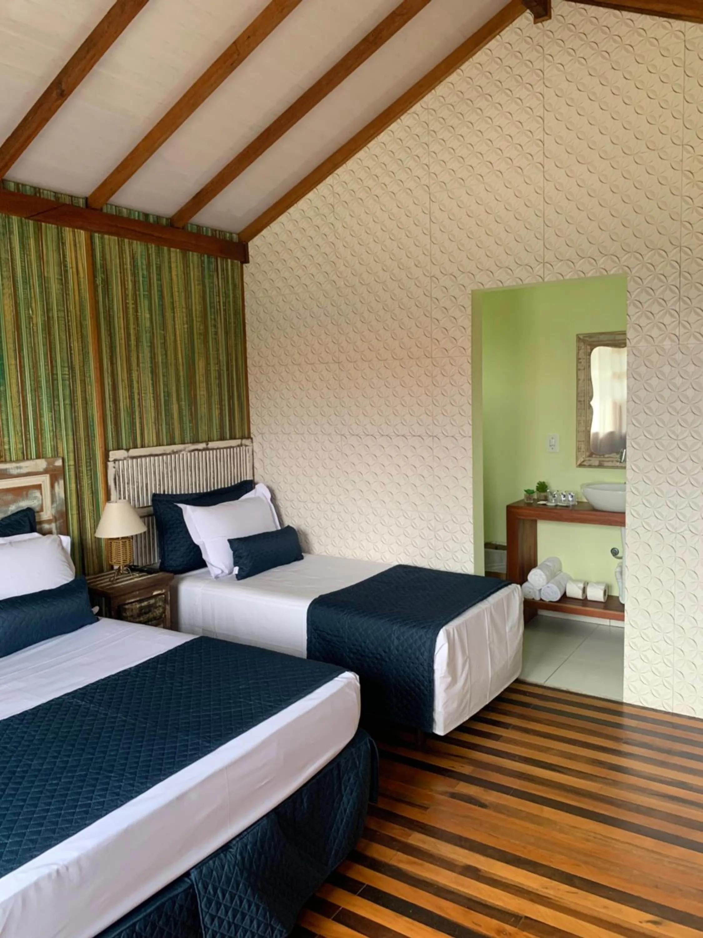 Bed in Eco Mirante Hotel