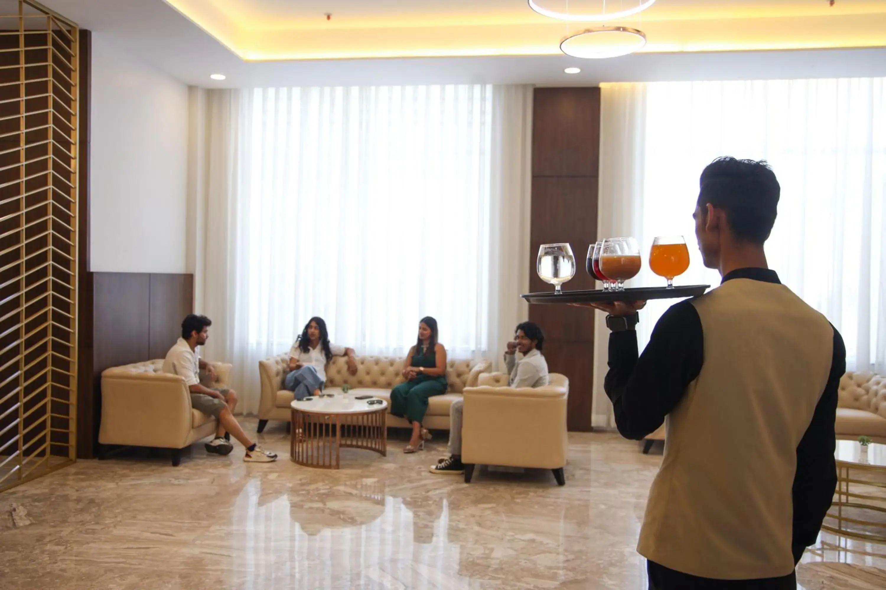 Lobby or reception in Mayur Belgaum Presidency Hotel & Spa Lobby or reception in Mayur Belgaum Presidency Hotel & Spa