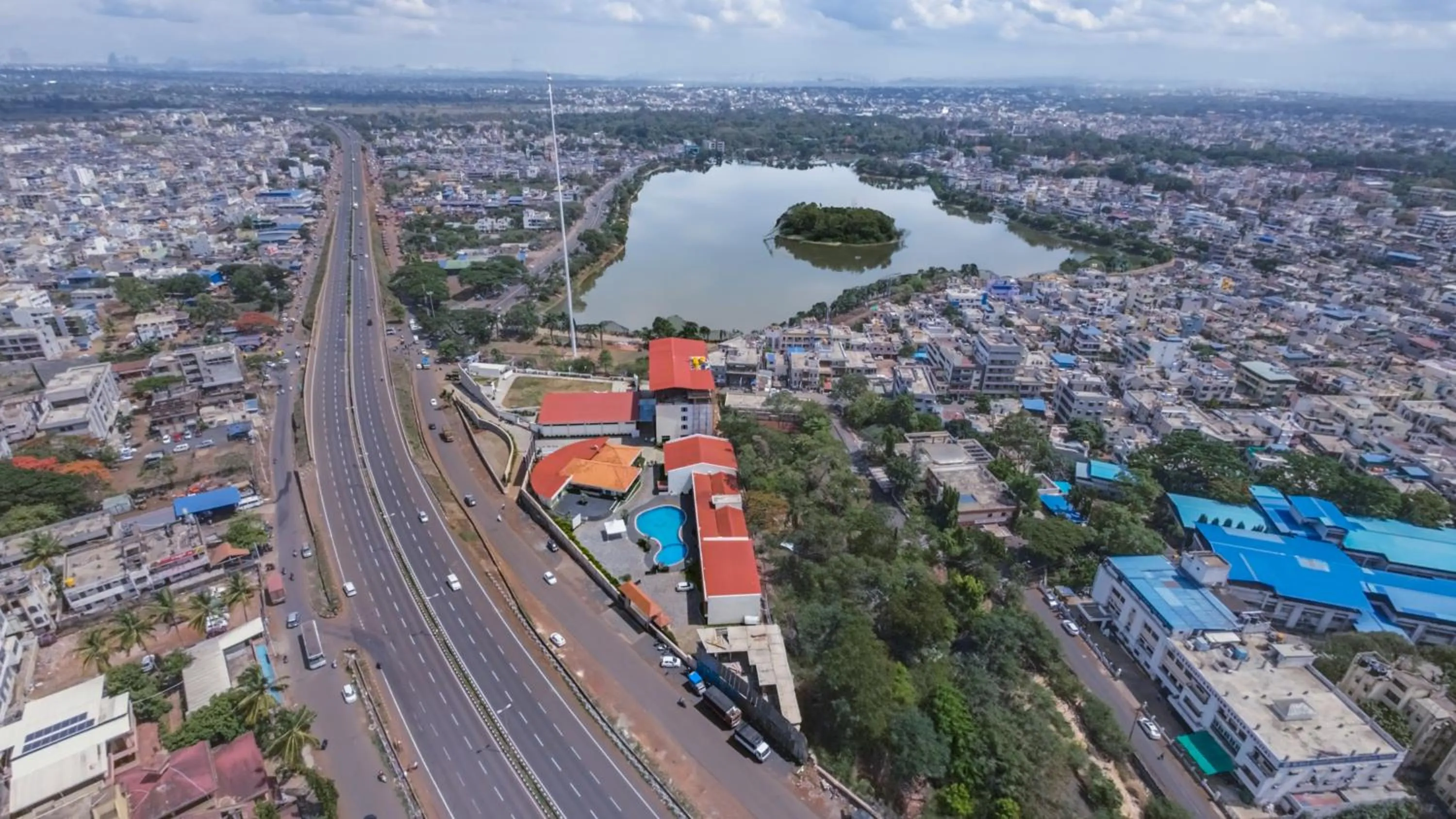 Bird's eye view in Mayur Belgaum Presidency Hotel & Spa