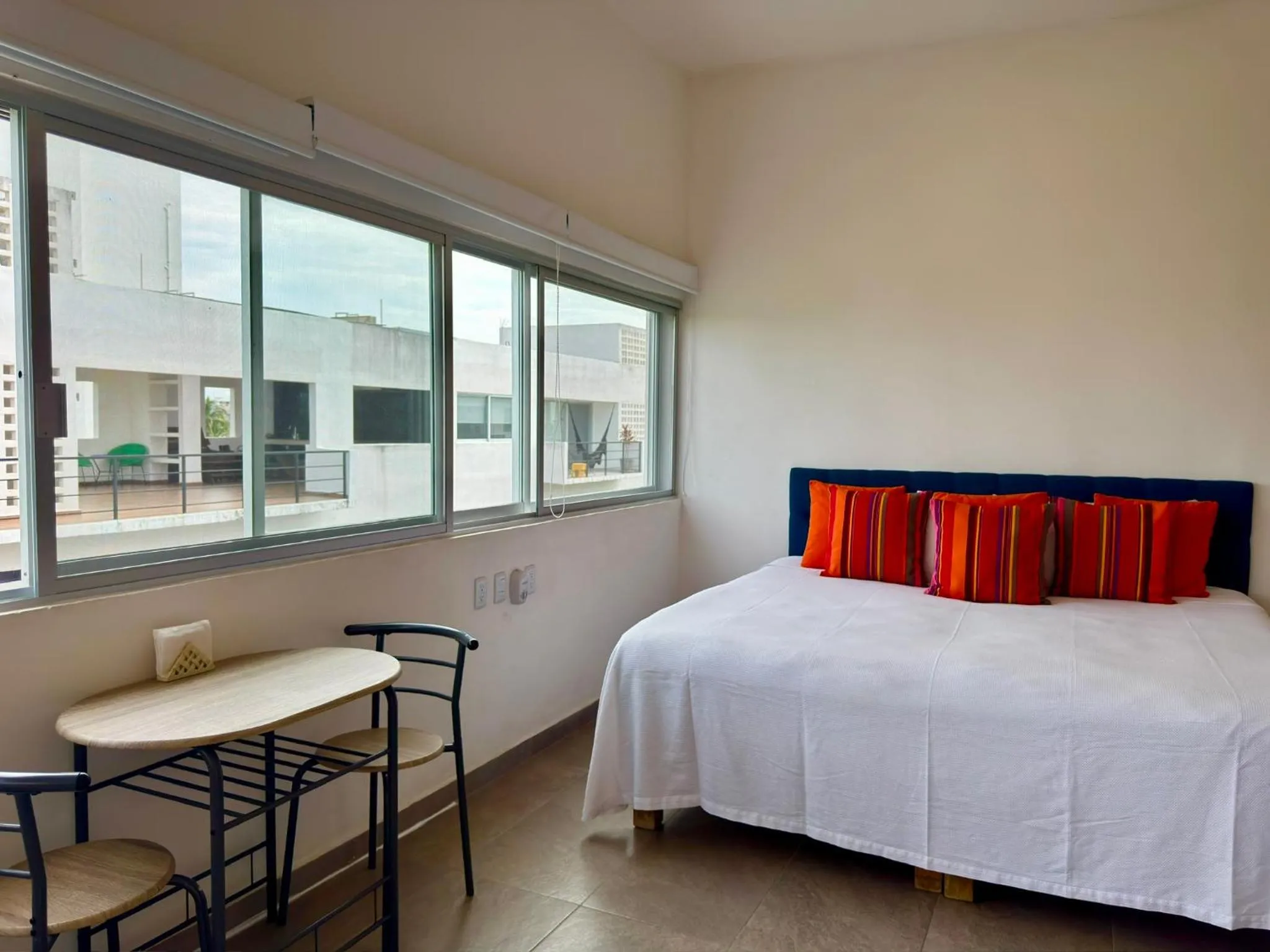 Bed in Papaya Condo Acapulco Diamante -Solo Adultos