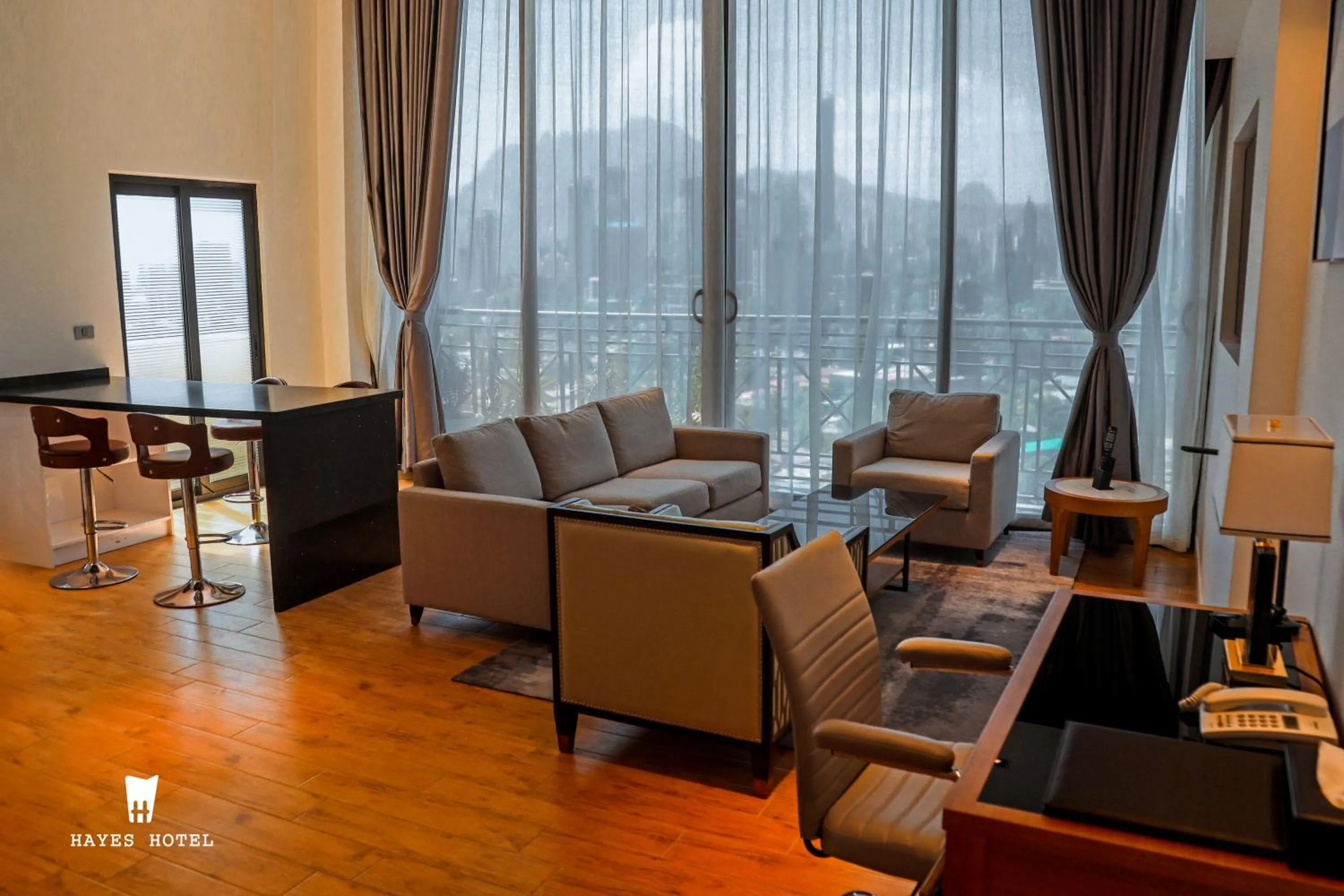 Living room in Hayes Hotel, Addis Ababa