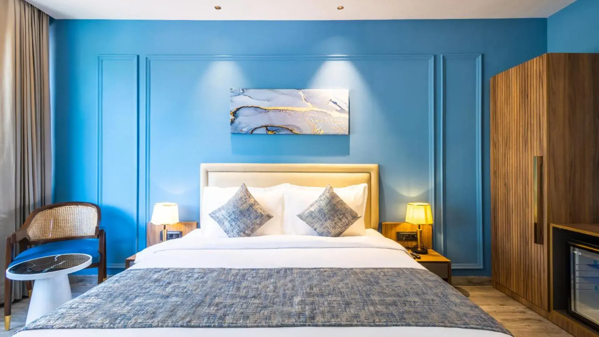 Bedroom, Bed in Renest Calangute Goa Bedroom, Bed in Renest Calangute Goa