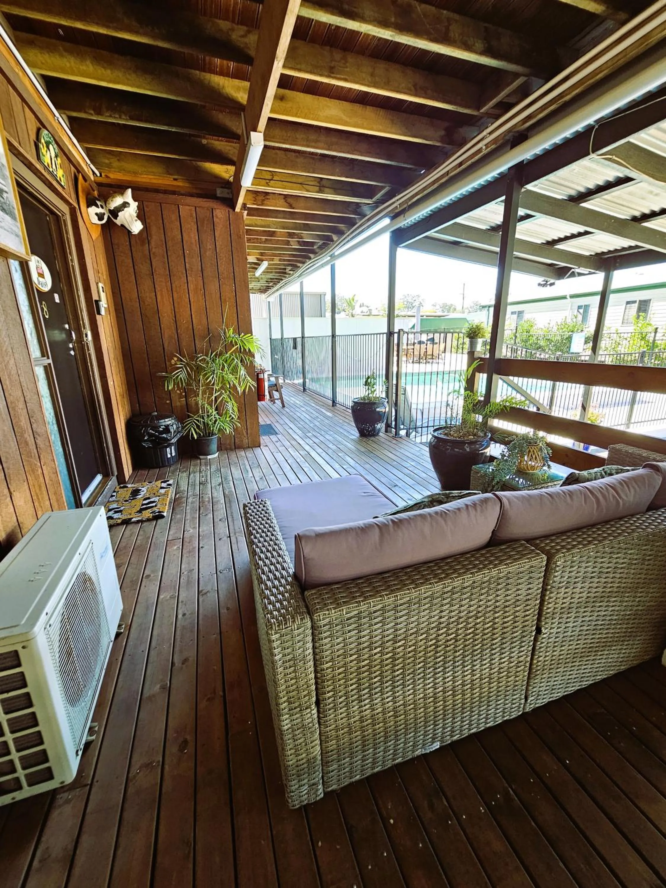 Balcony/Terrace in Kilcoy Motel