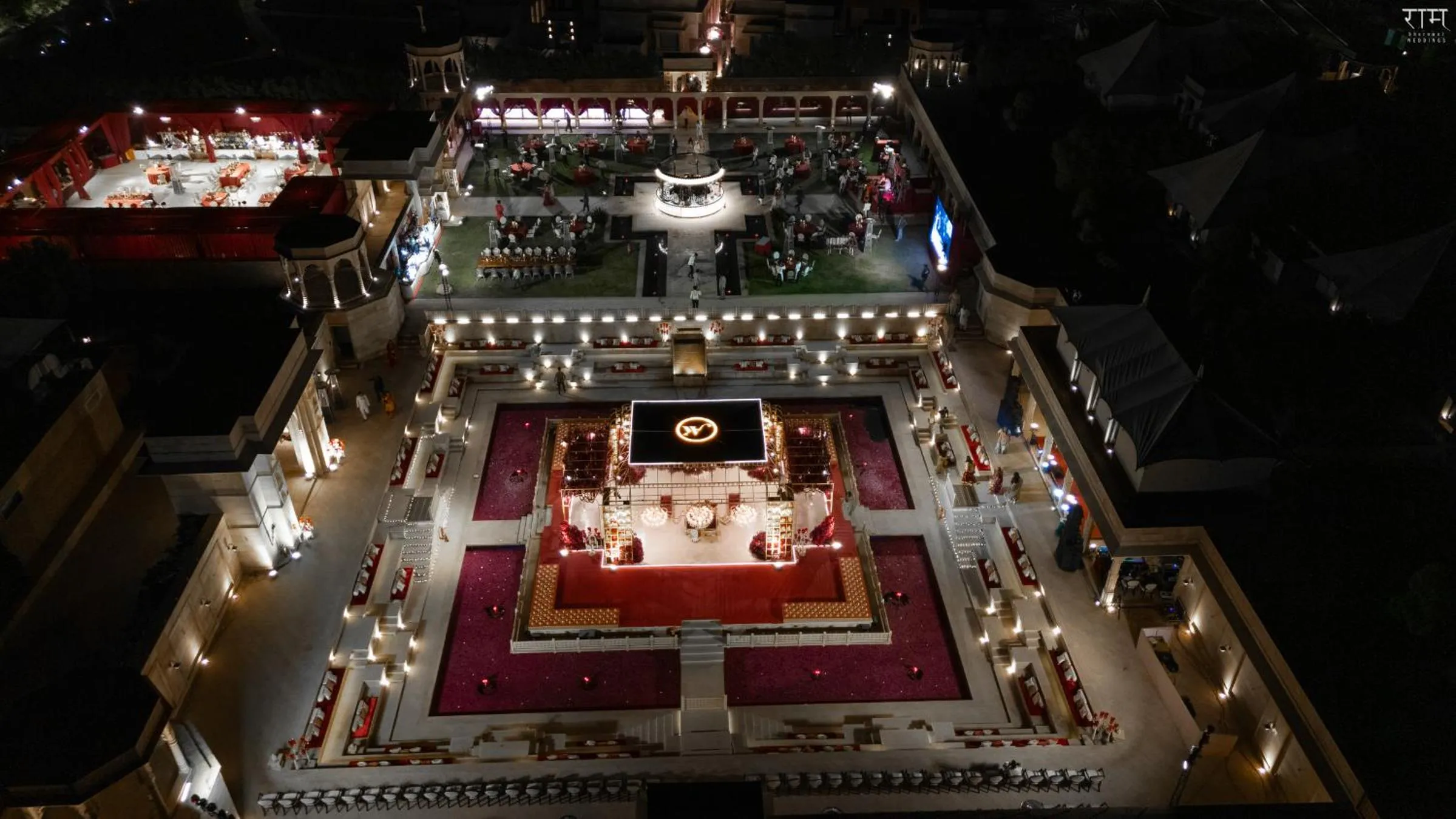 Bird's eye view in Gobindgarh Jaisalmer