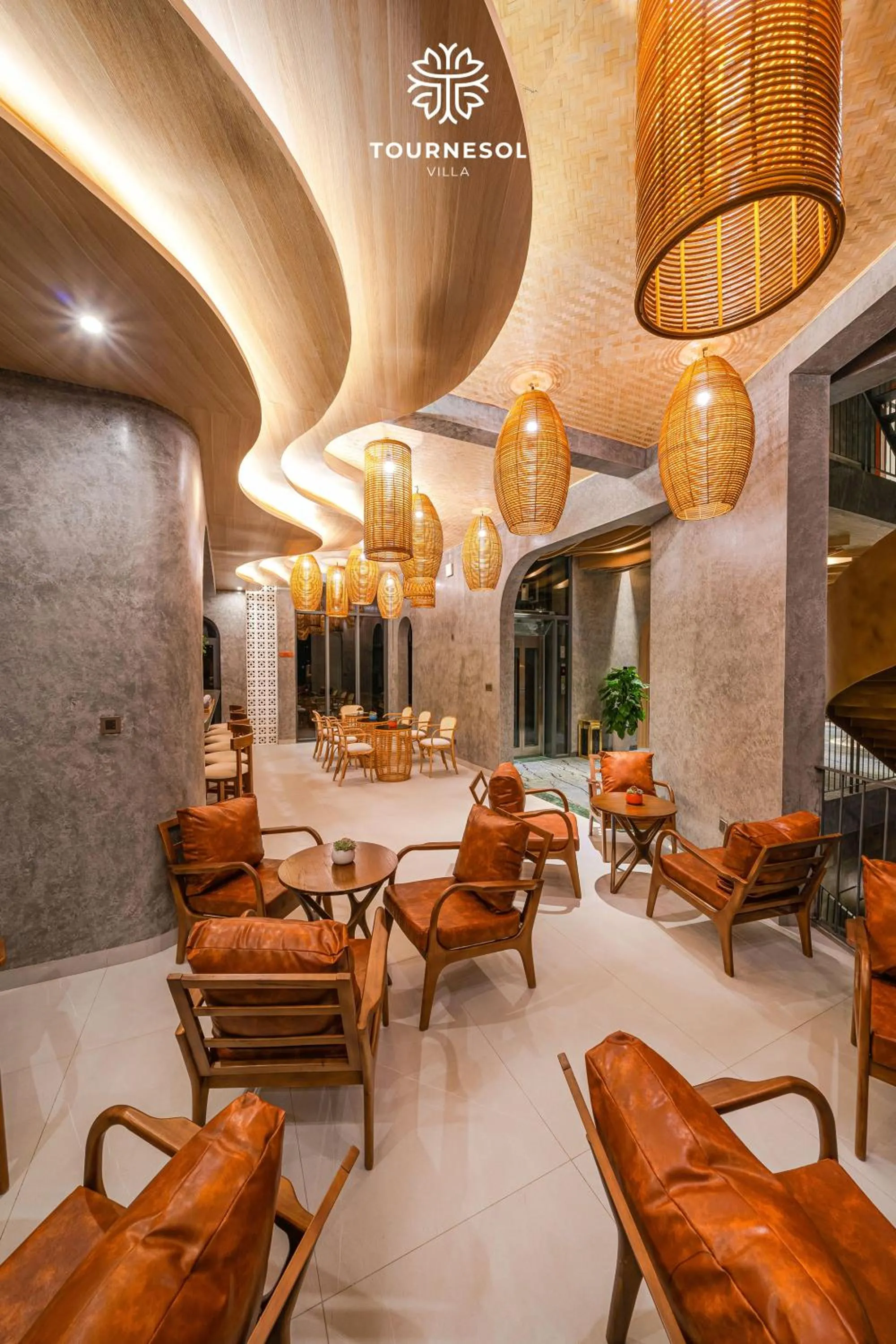 Seating area in Tournesol Villa Dalat