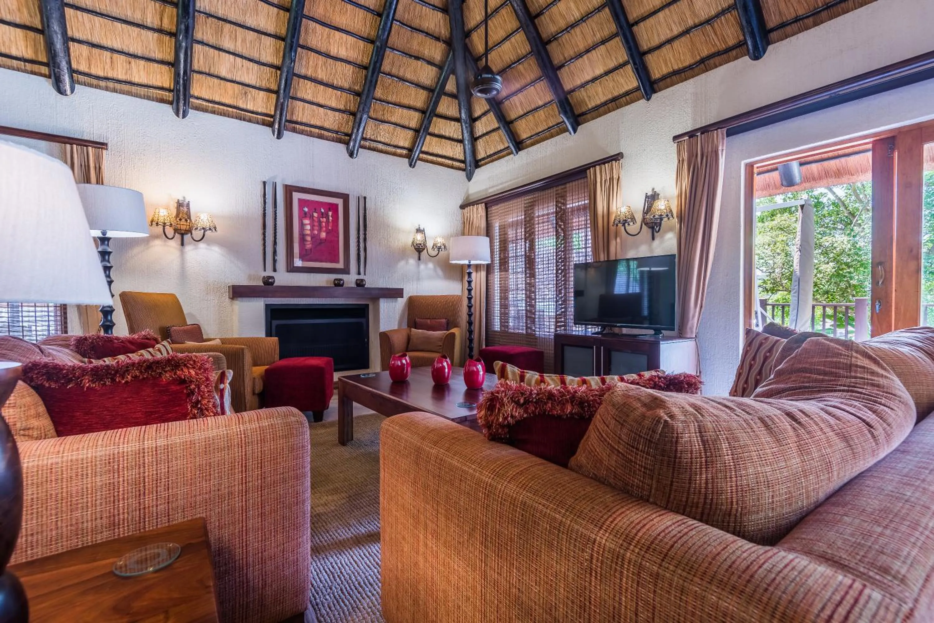Living room in Kruger Park Lodge Unit No 521 with Private Pool