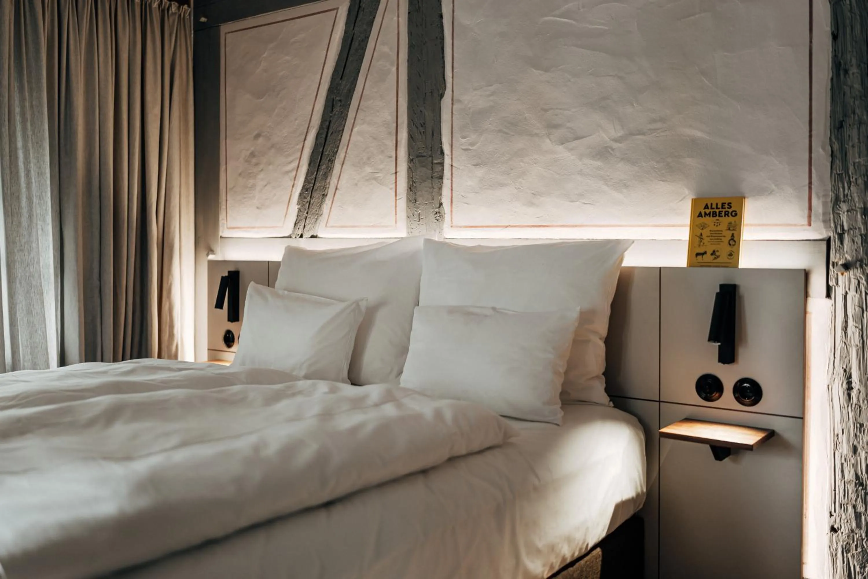 Bedroom, Bed in Bootshaus Amberg
