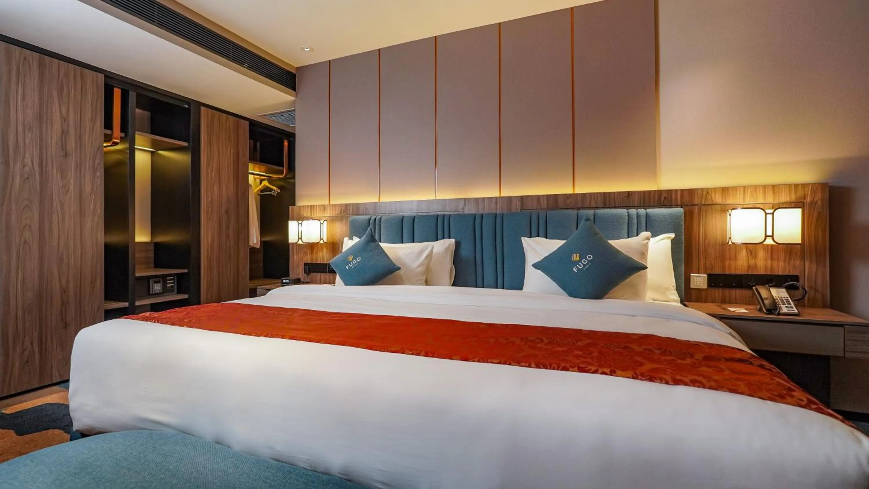 Bed in FUGO Hotel Samarinda