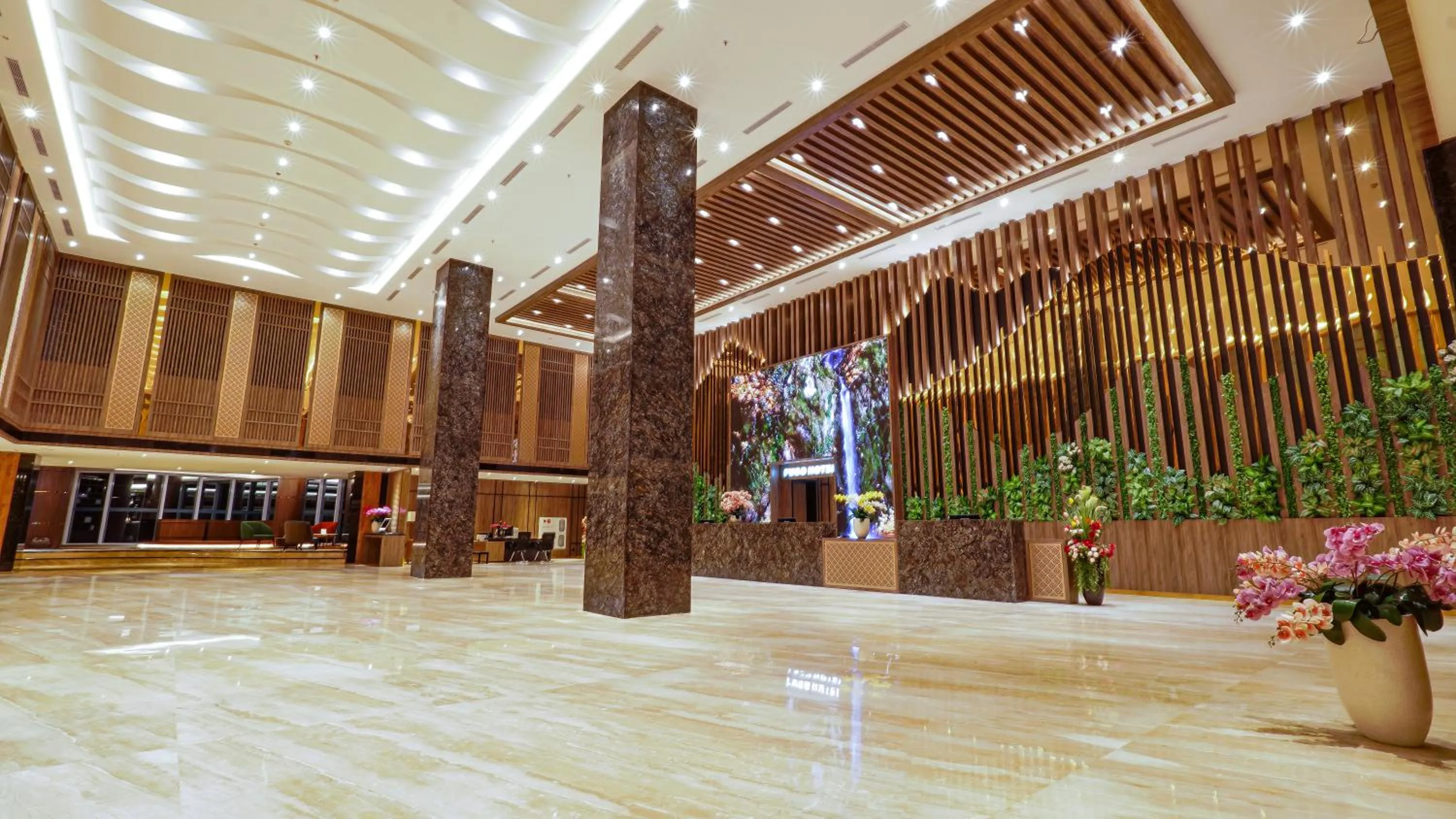 Lobby or reception in FUGO Hotel Samarinda