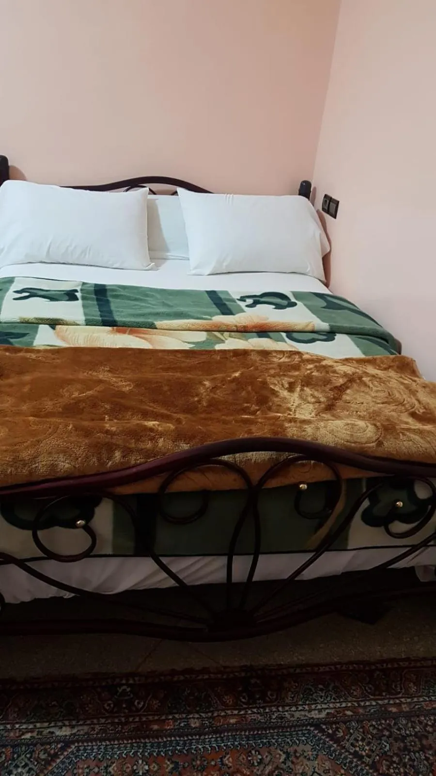 Bed in Hôtel Restaurant BOUGAFER