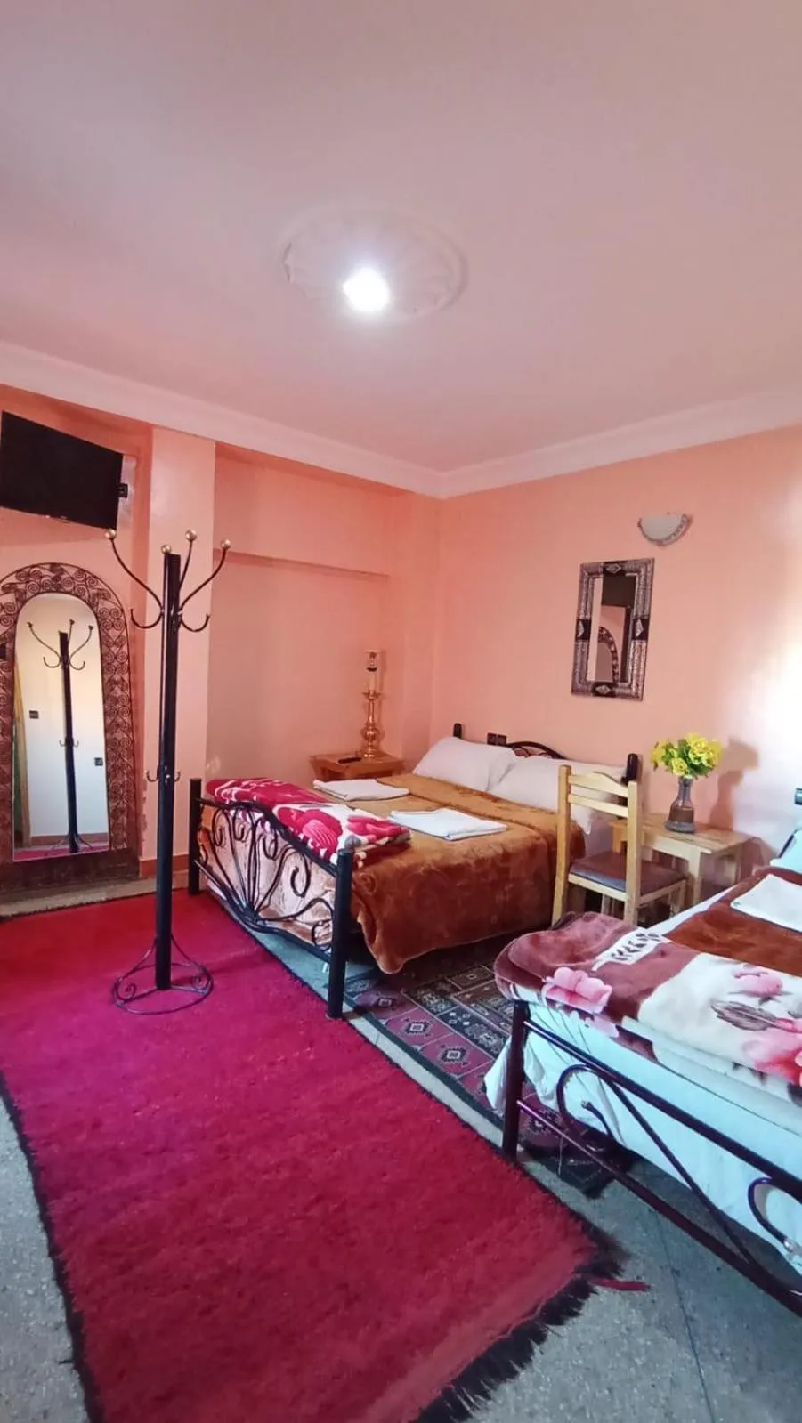 Bed in Hôtel Restaurant BOUGAFER