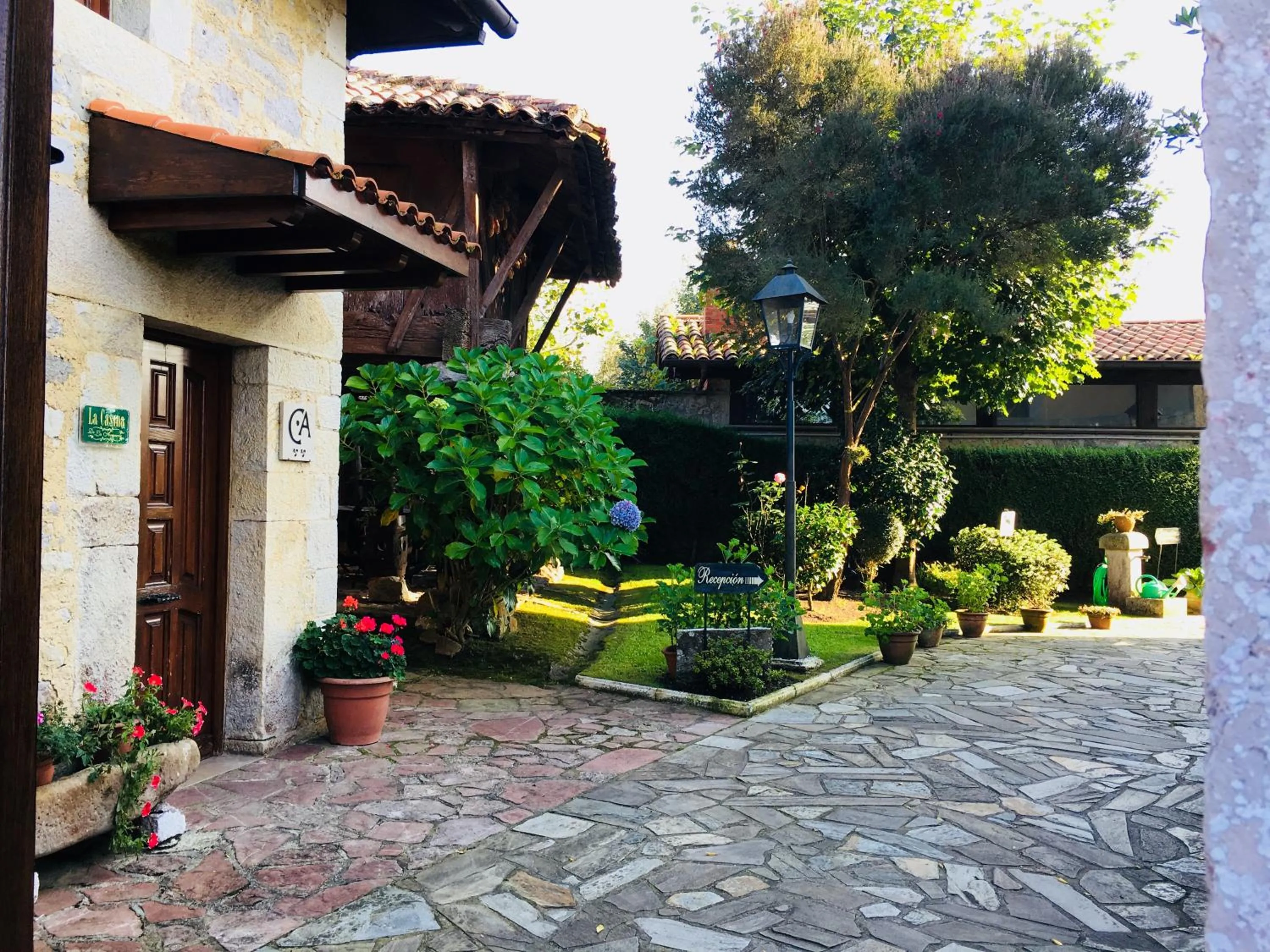 Property building in Hotel La Arquera