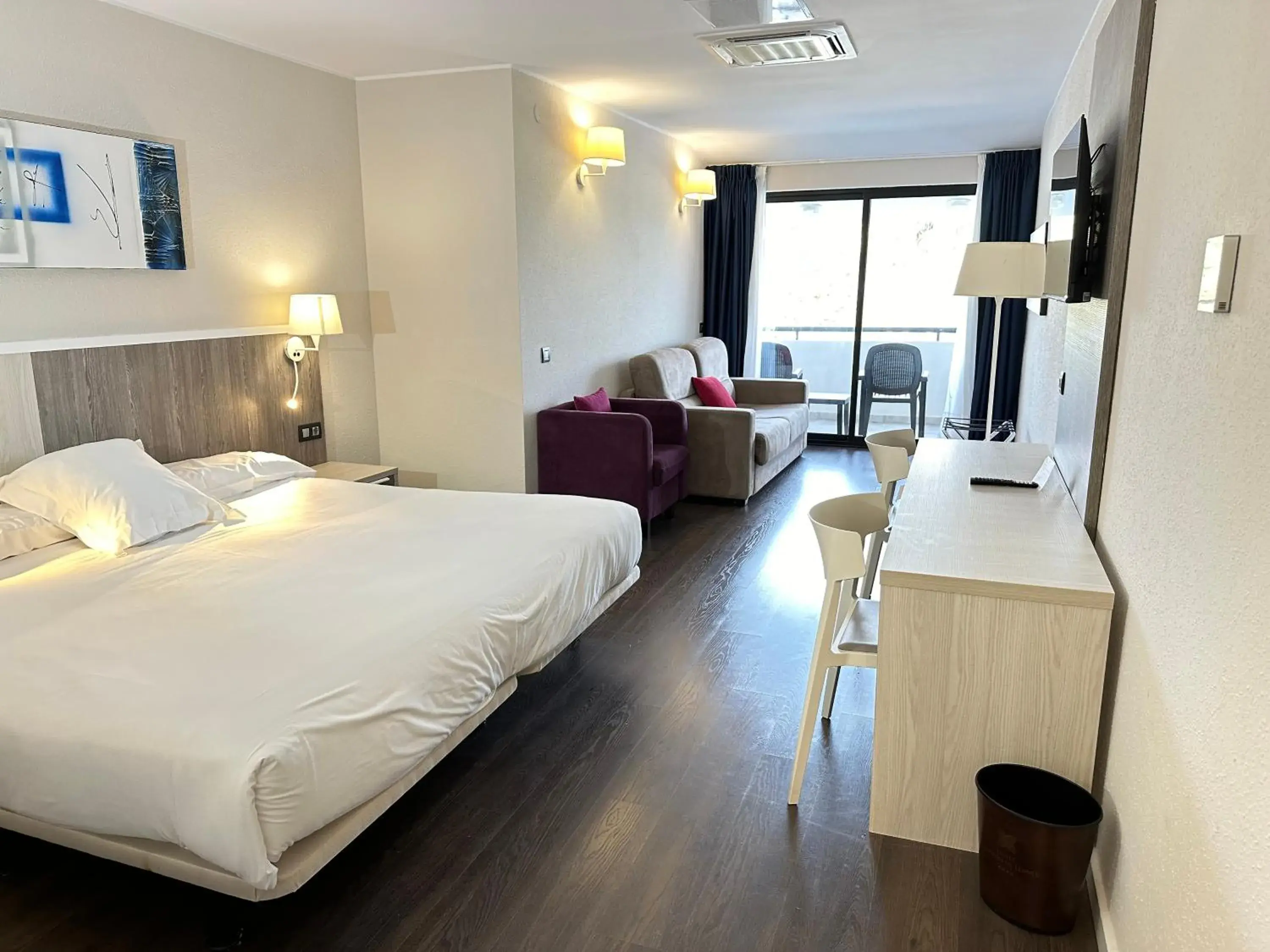 Photo of the whole room, Bed in Hotel La Palma de Llanes Photo of the whole room, Bed in Hotel La Palma de Llanes