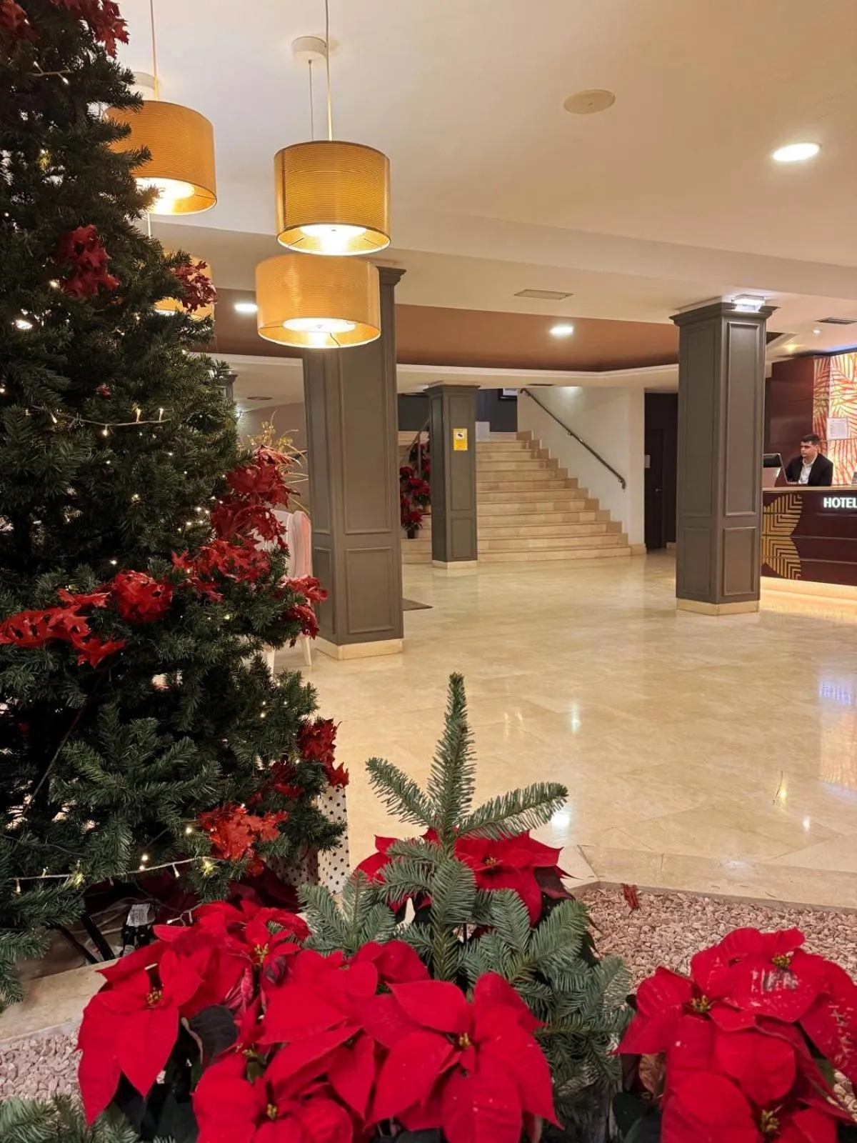 Lobby or reception in Hotel La Palma de Llanes