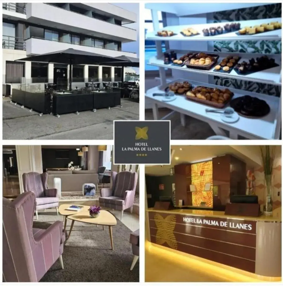 Property building in Hotel La Palma de Llanes Property building in Hotel La Palma de Llanes