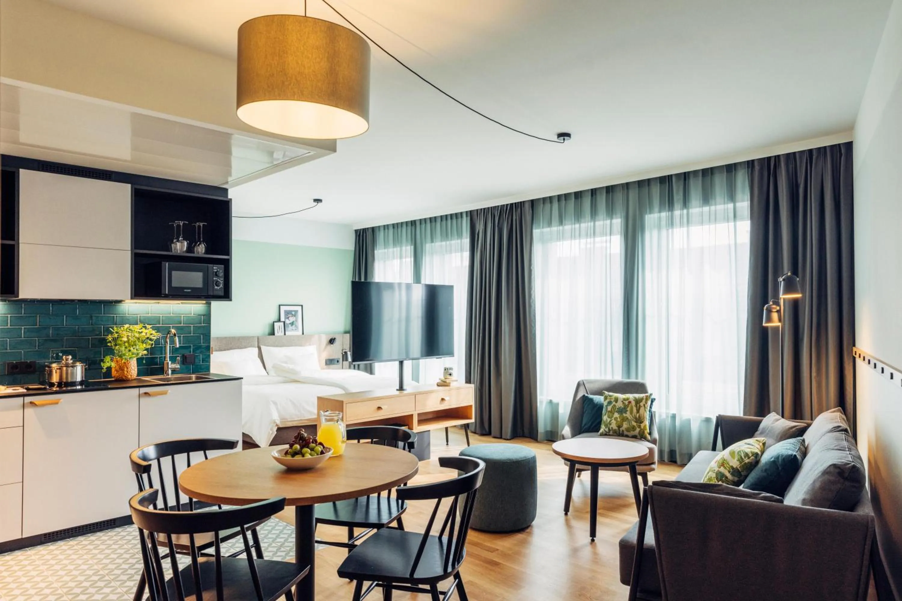 Photo of the whole room in harry's home Villach hotel & apartments