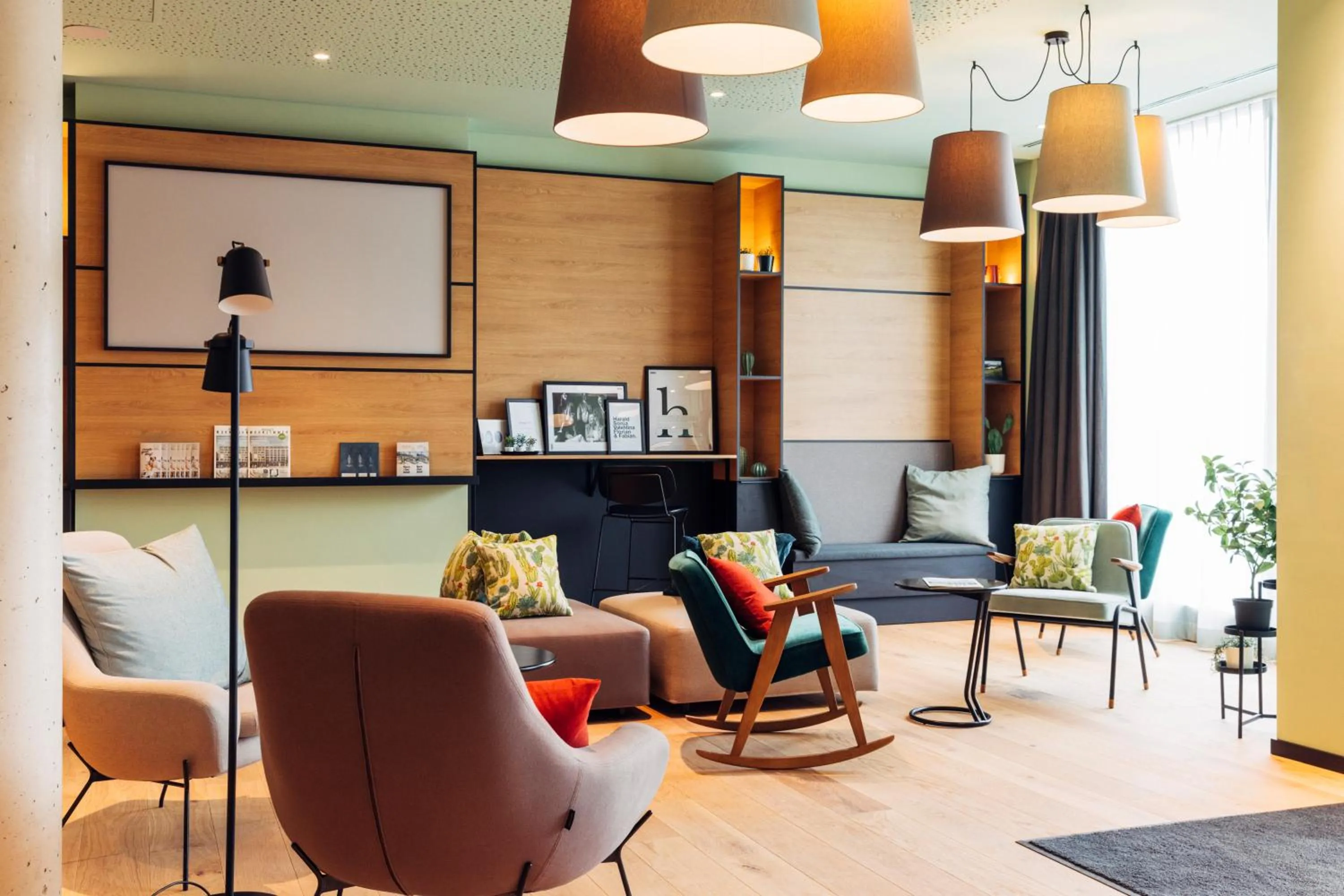 Living room in harry's home Villach hotel & apartments