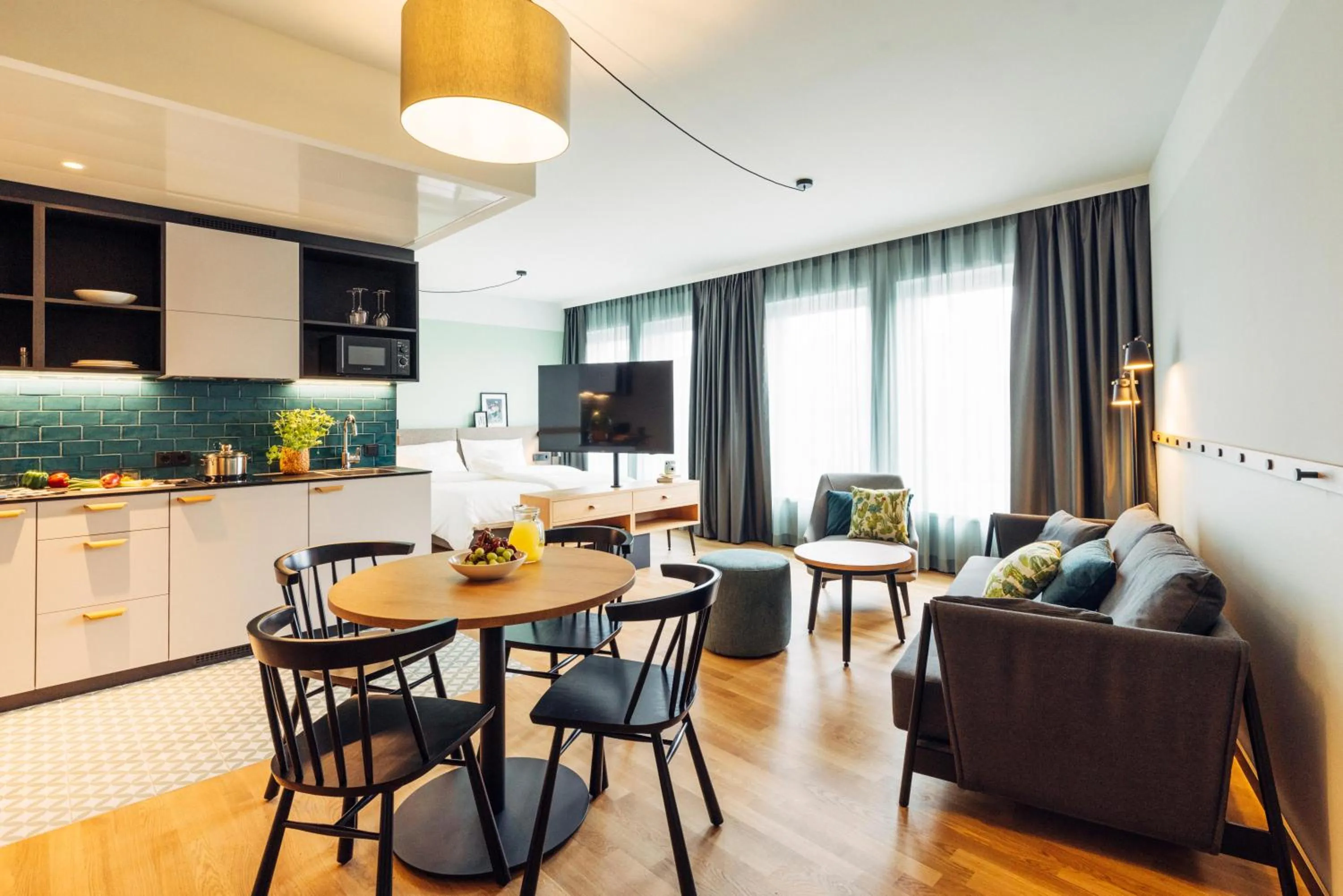 Photo of the whole room in harry's home Villach hotel & apartments