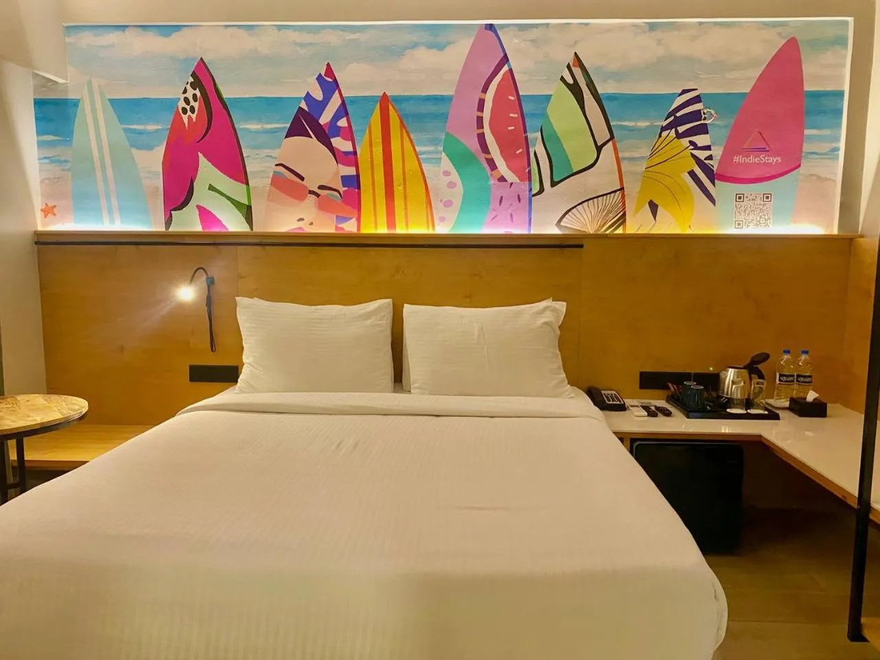 Bed in Indie Stays Goa