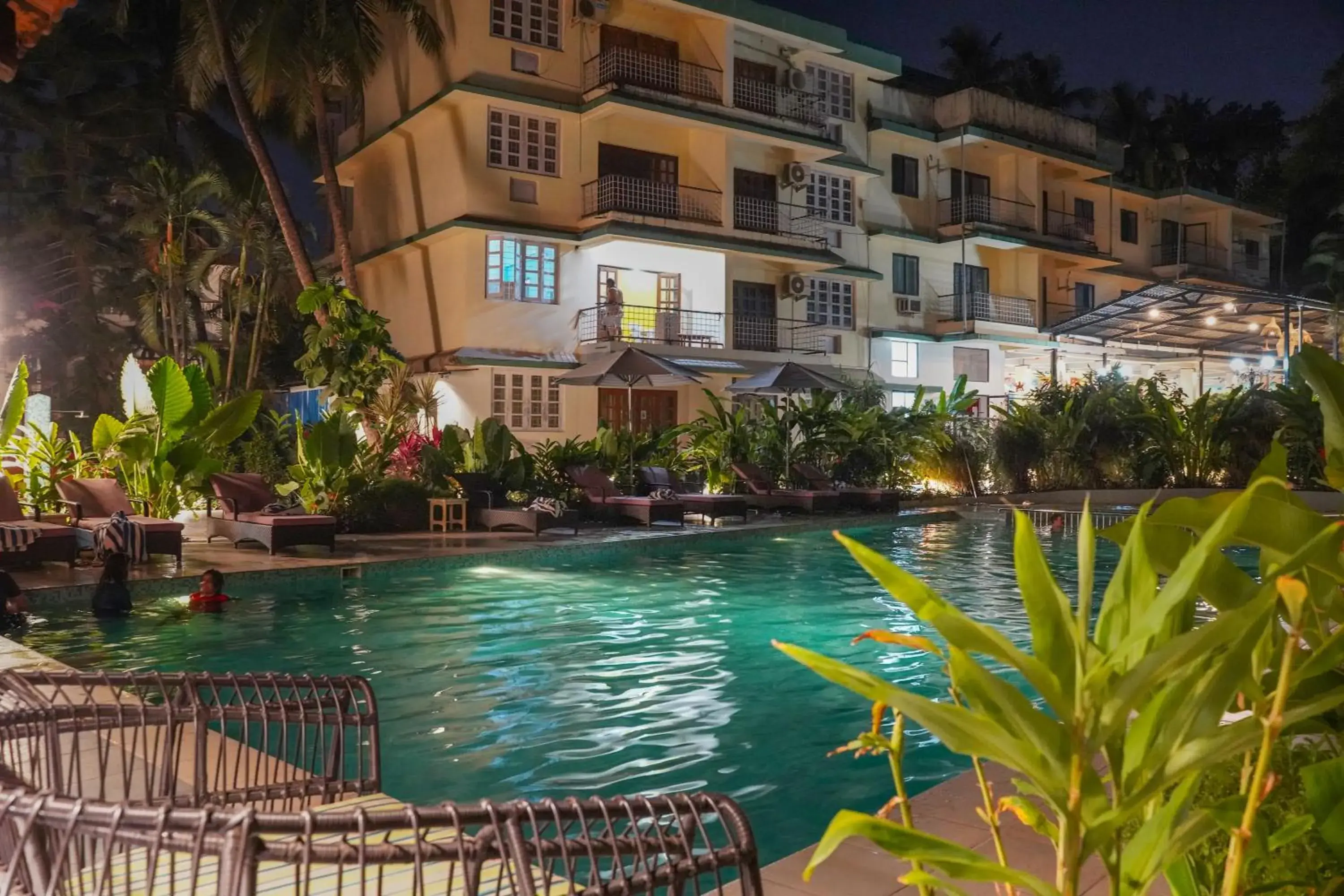 Pool view in Indie Stays Goa Pool view in Indie Stays Goa