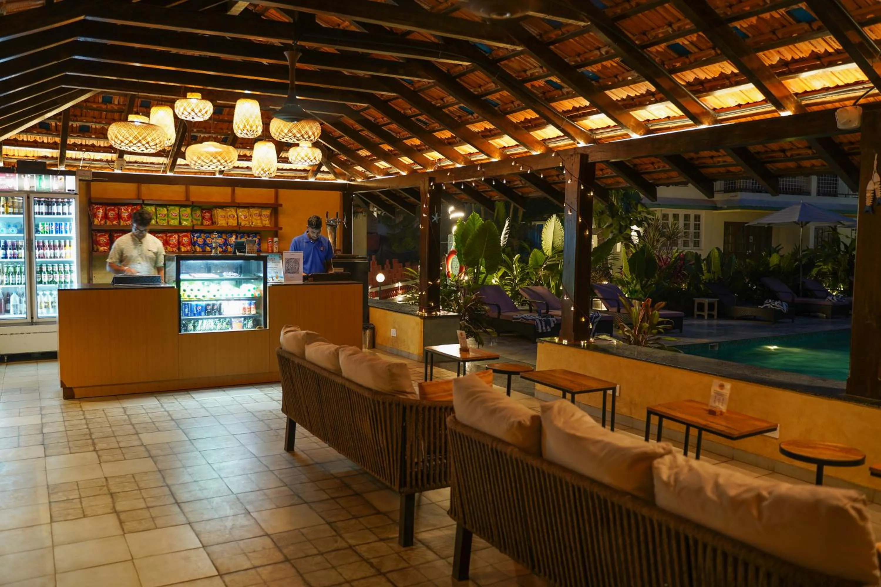 Lobby or reception in Indie Stays Goa