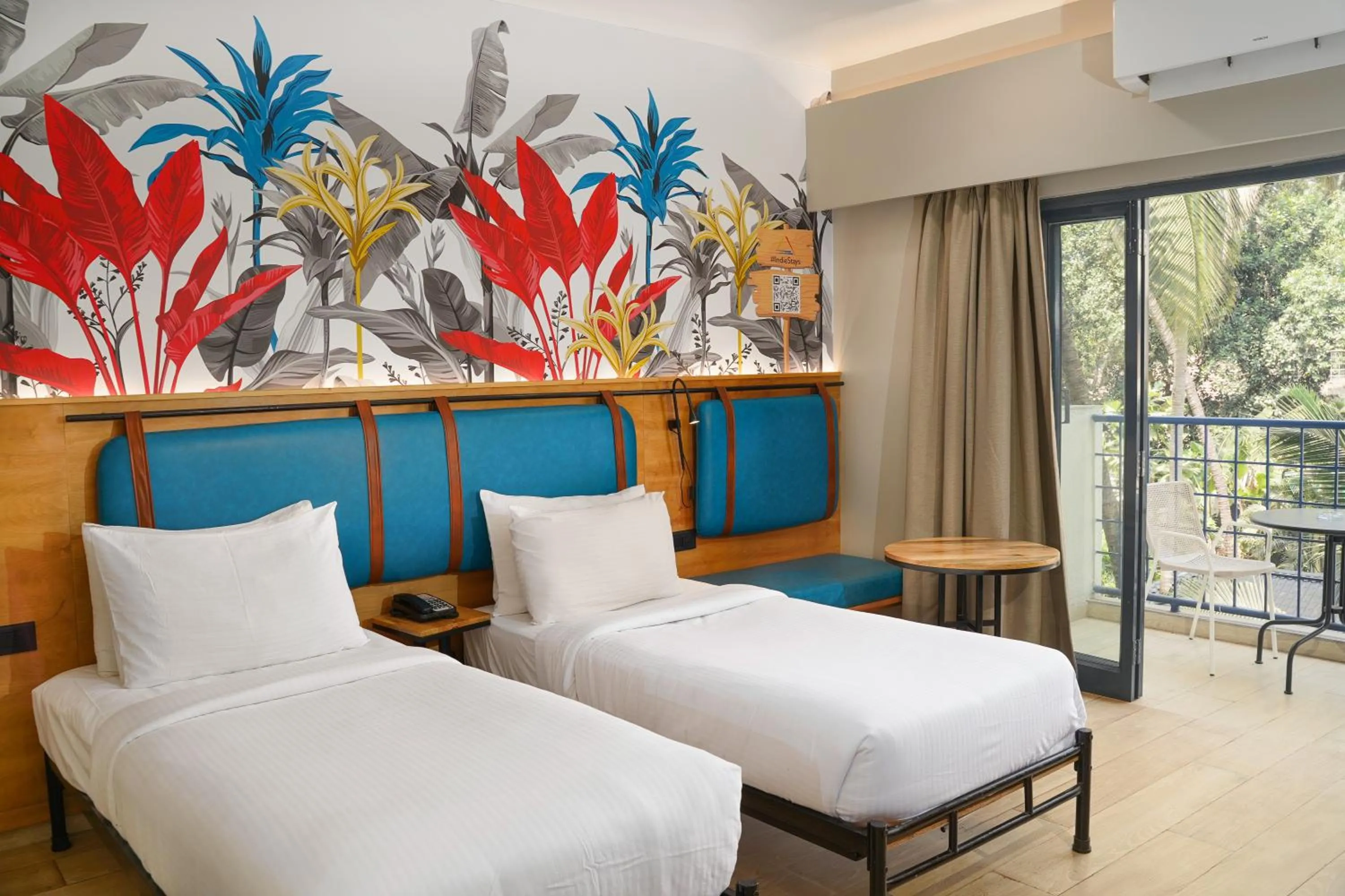 Bed in Indie Stays Goa