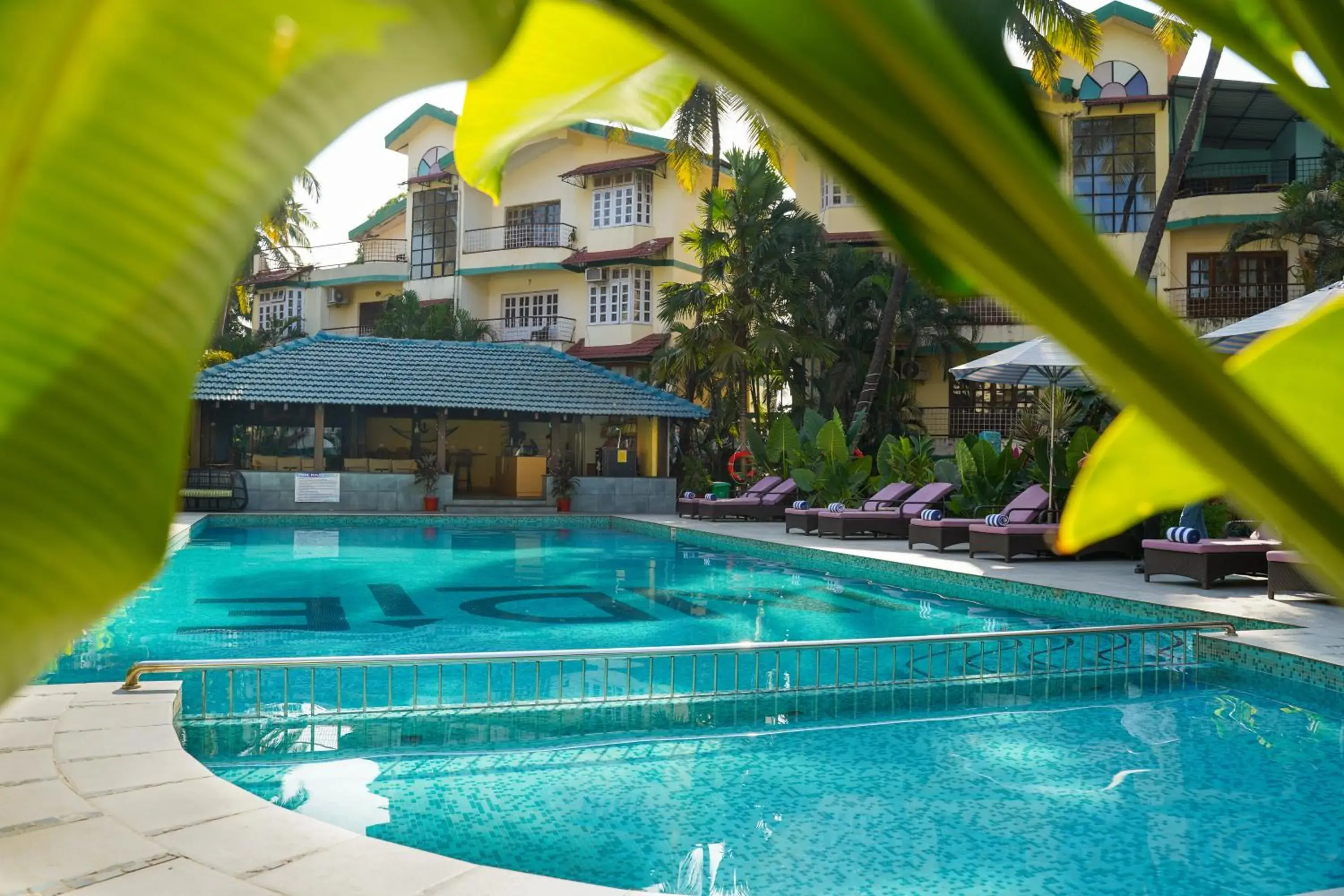 Pool view in Indie Stays Goa Pool view in Indie Stays Goa