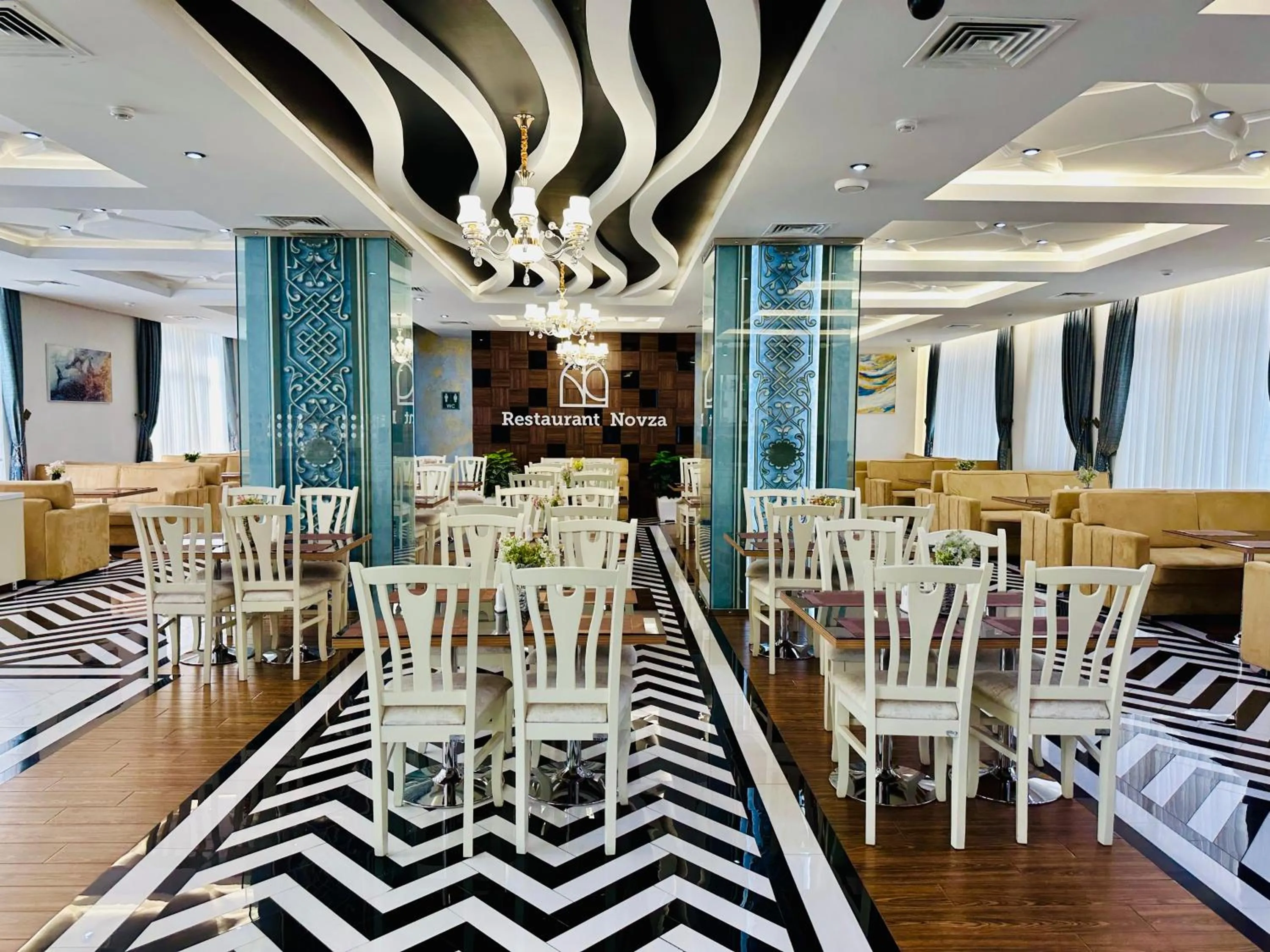 Area and facilities in Novza Palace Hotel