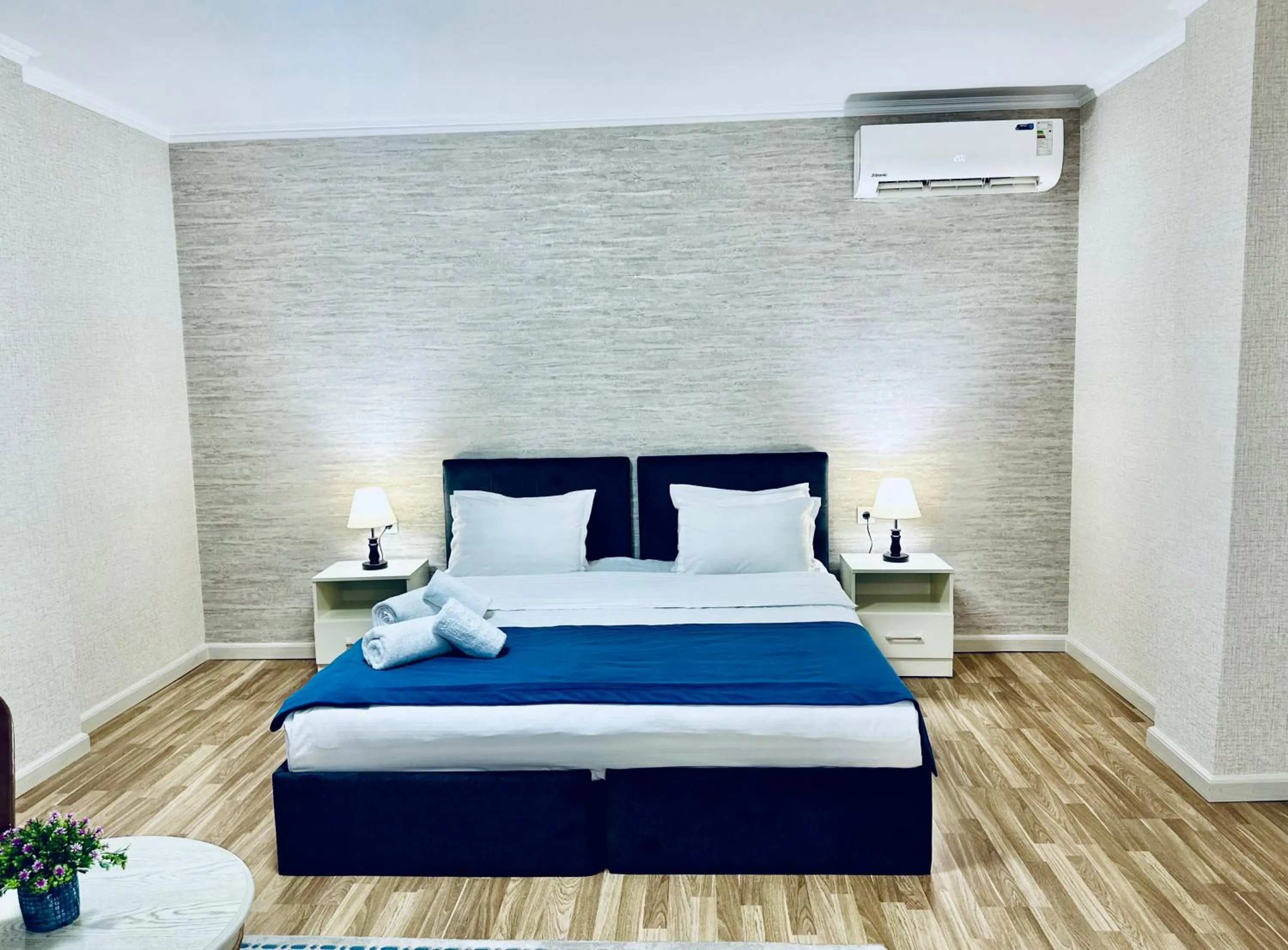 Bed in Novza Palace Hotel