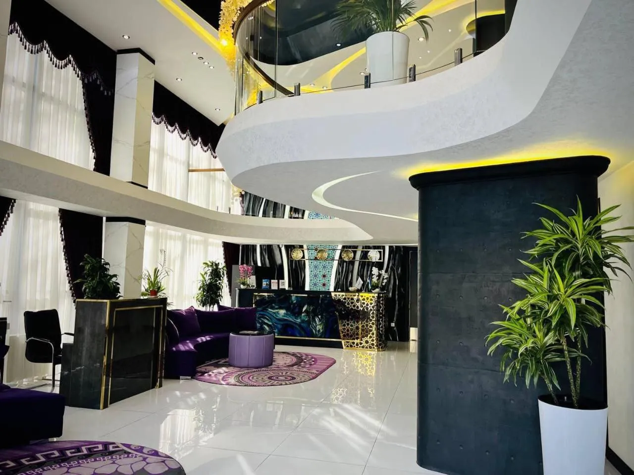 Facade/entrance in Novza Palace Hotel