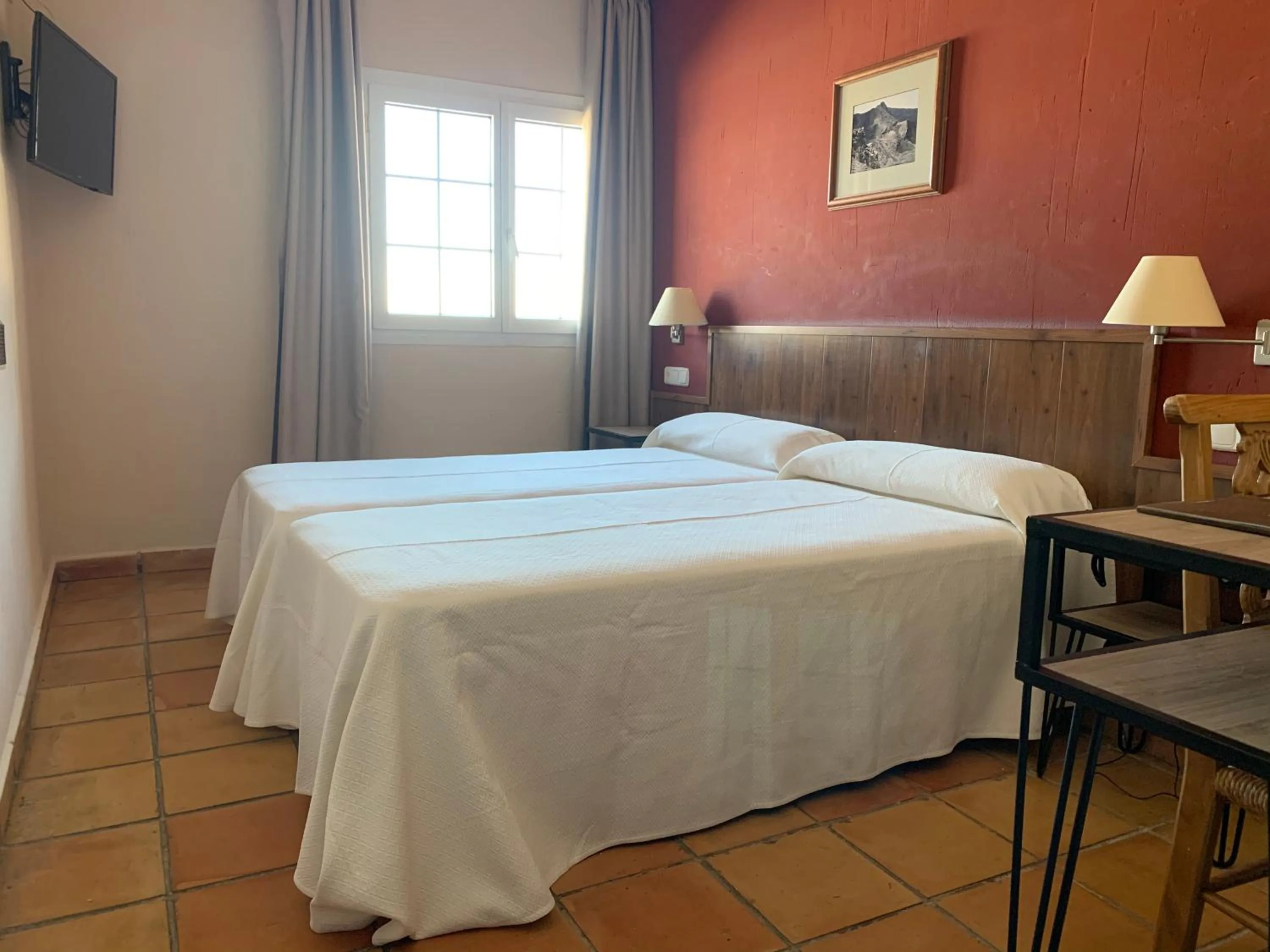 Bed in Hotel GHM Monachil