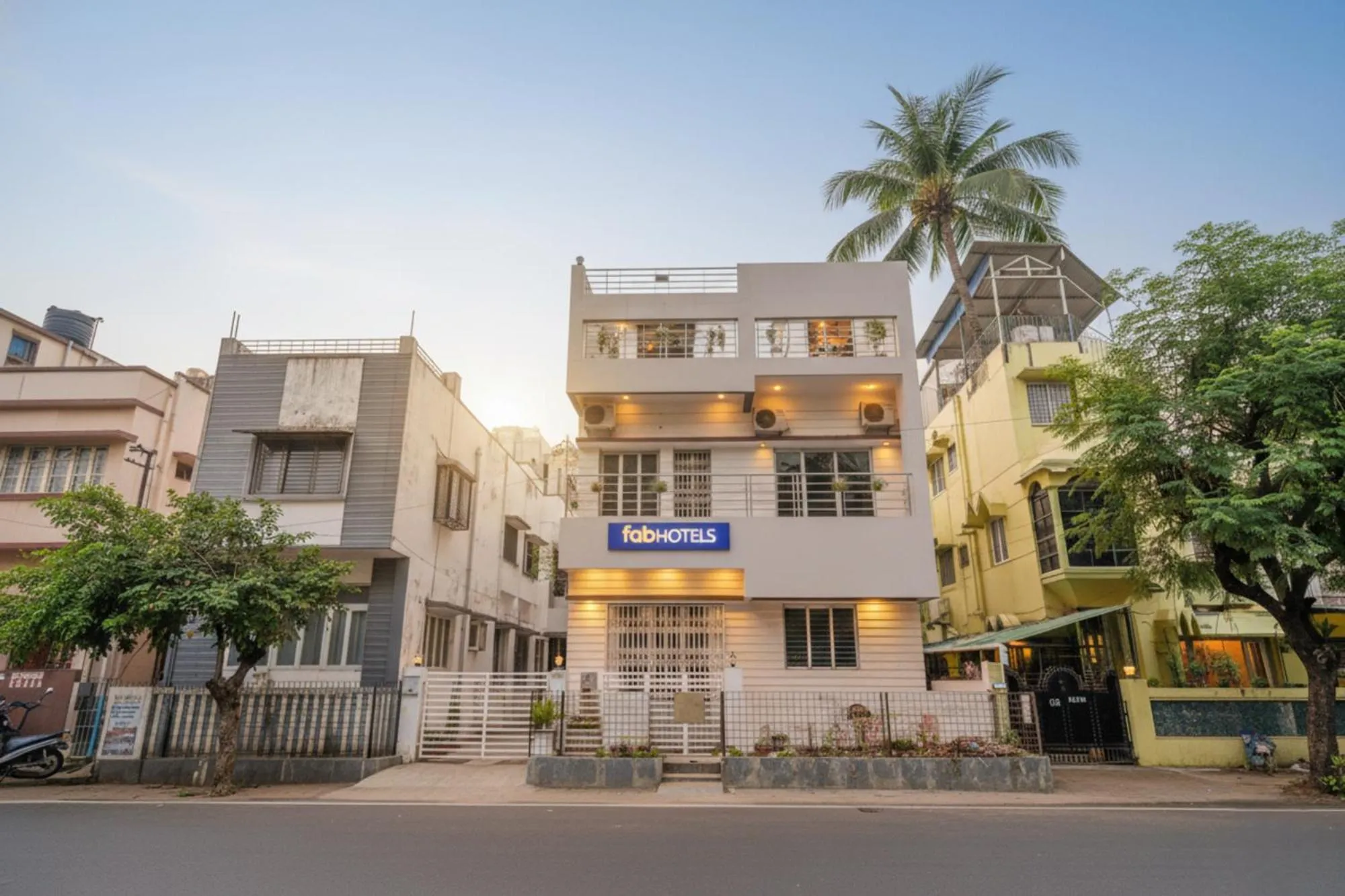 Property building in FabHotel Moon Residency