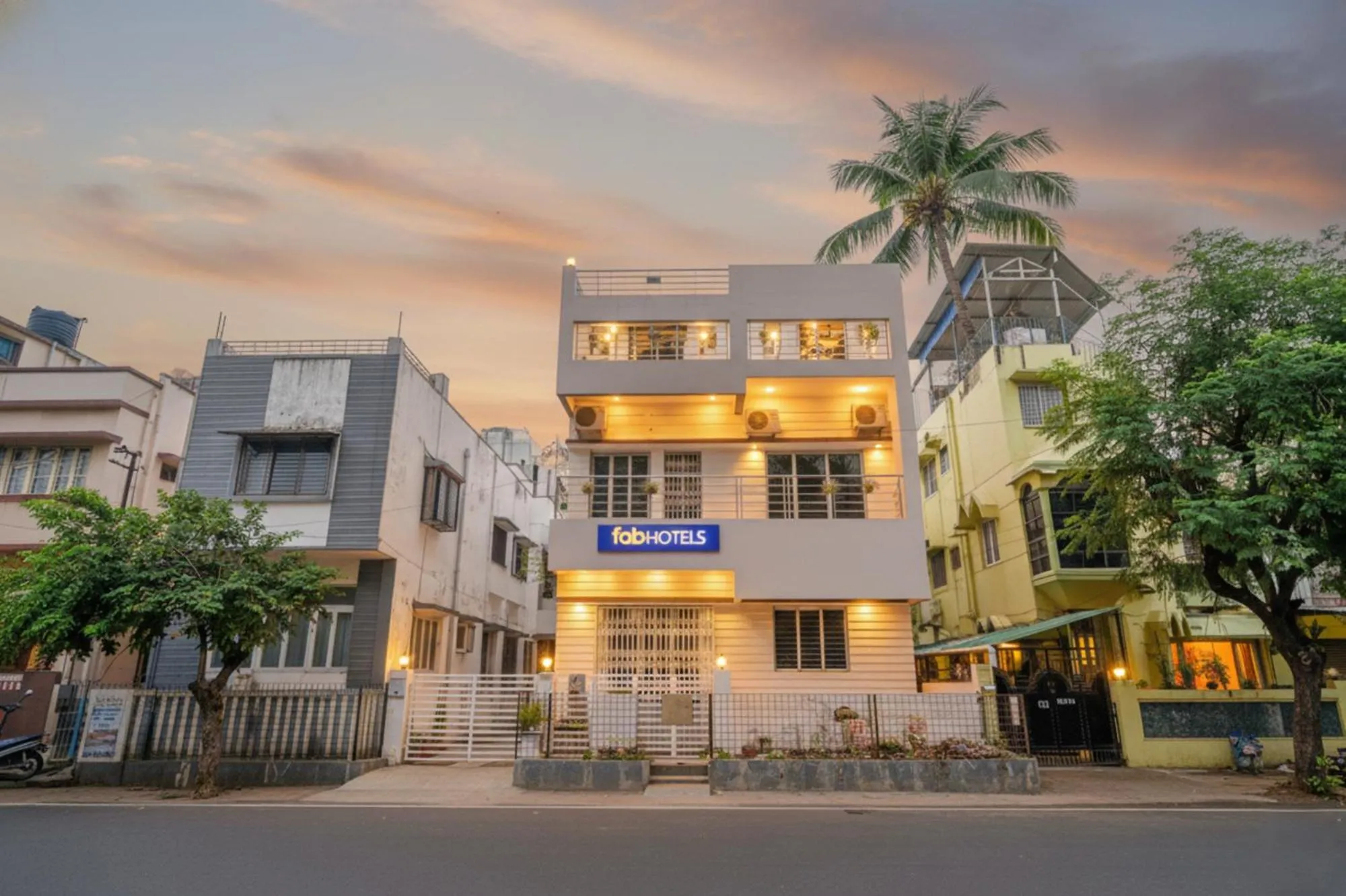 Property building in FabHotel Moon Residency