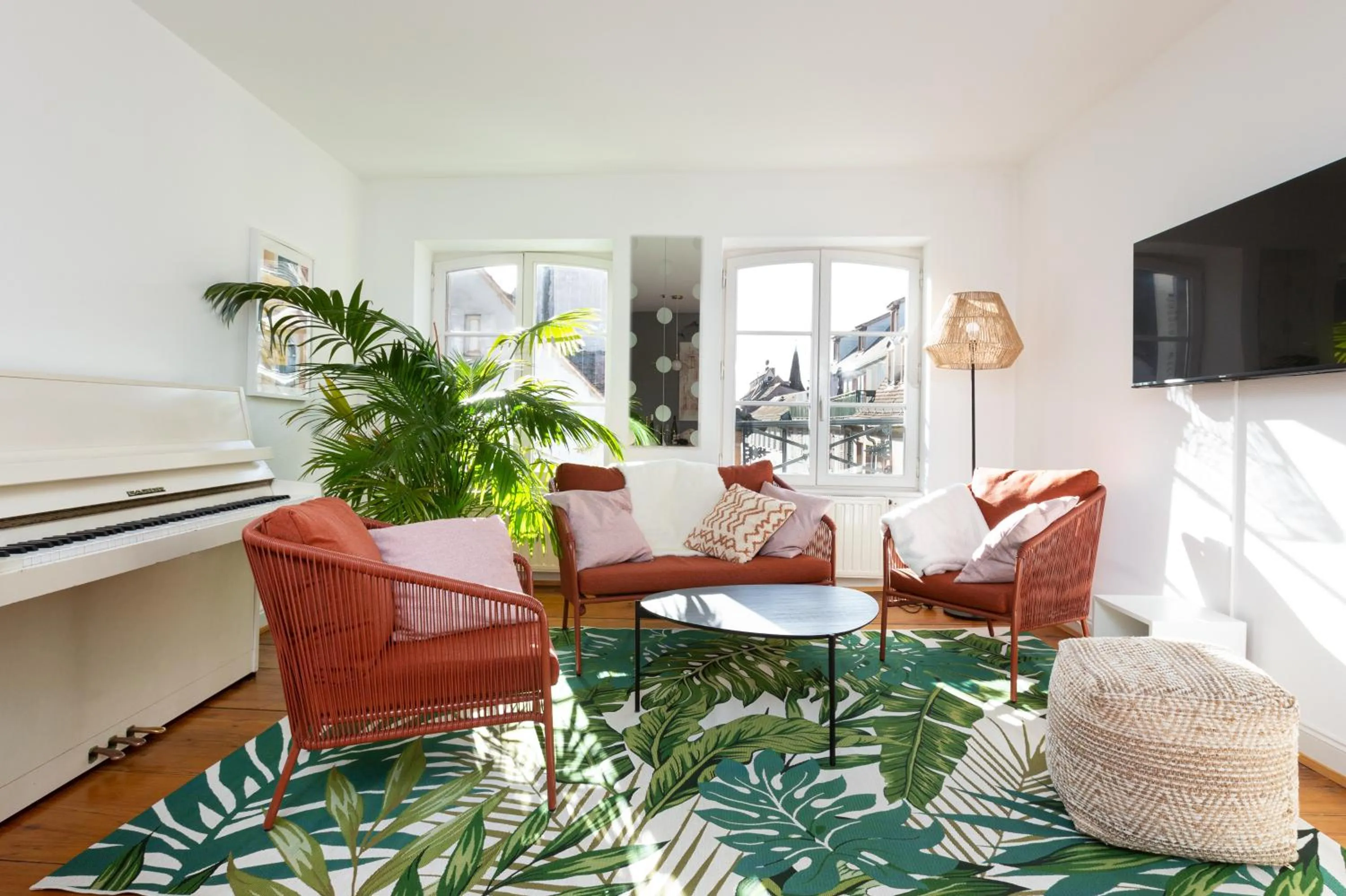 TV and multimedia in Petite France-Cathédrale, Duplex 100m2- 3 chambres
