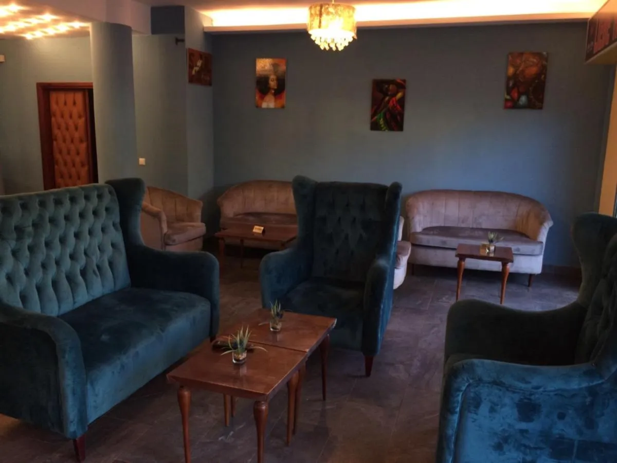 Seating area in LIEBE HOTEL