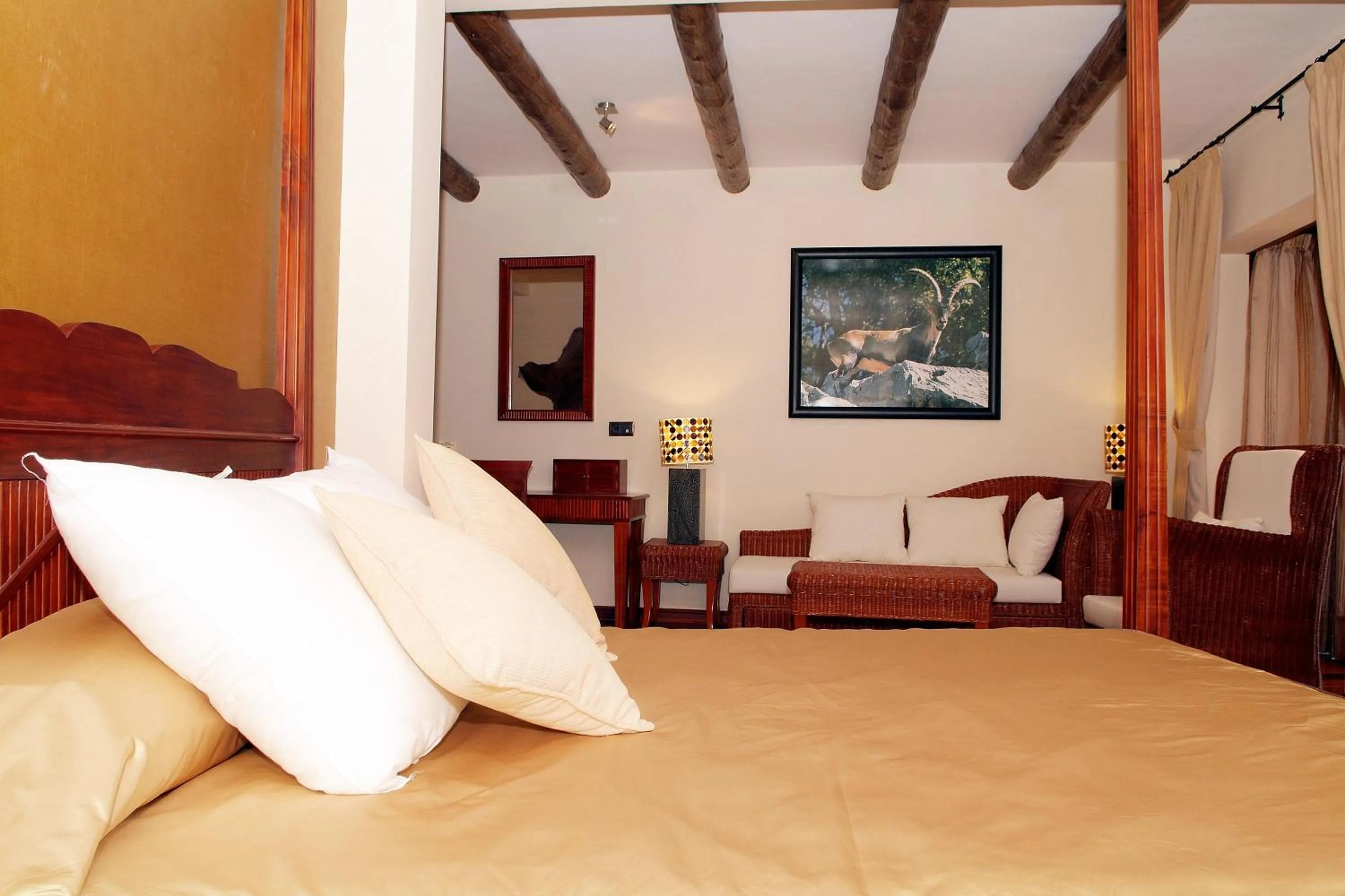 Decorative detail, Bed in Hotel & Spa Sierra de Cazorla 4*