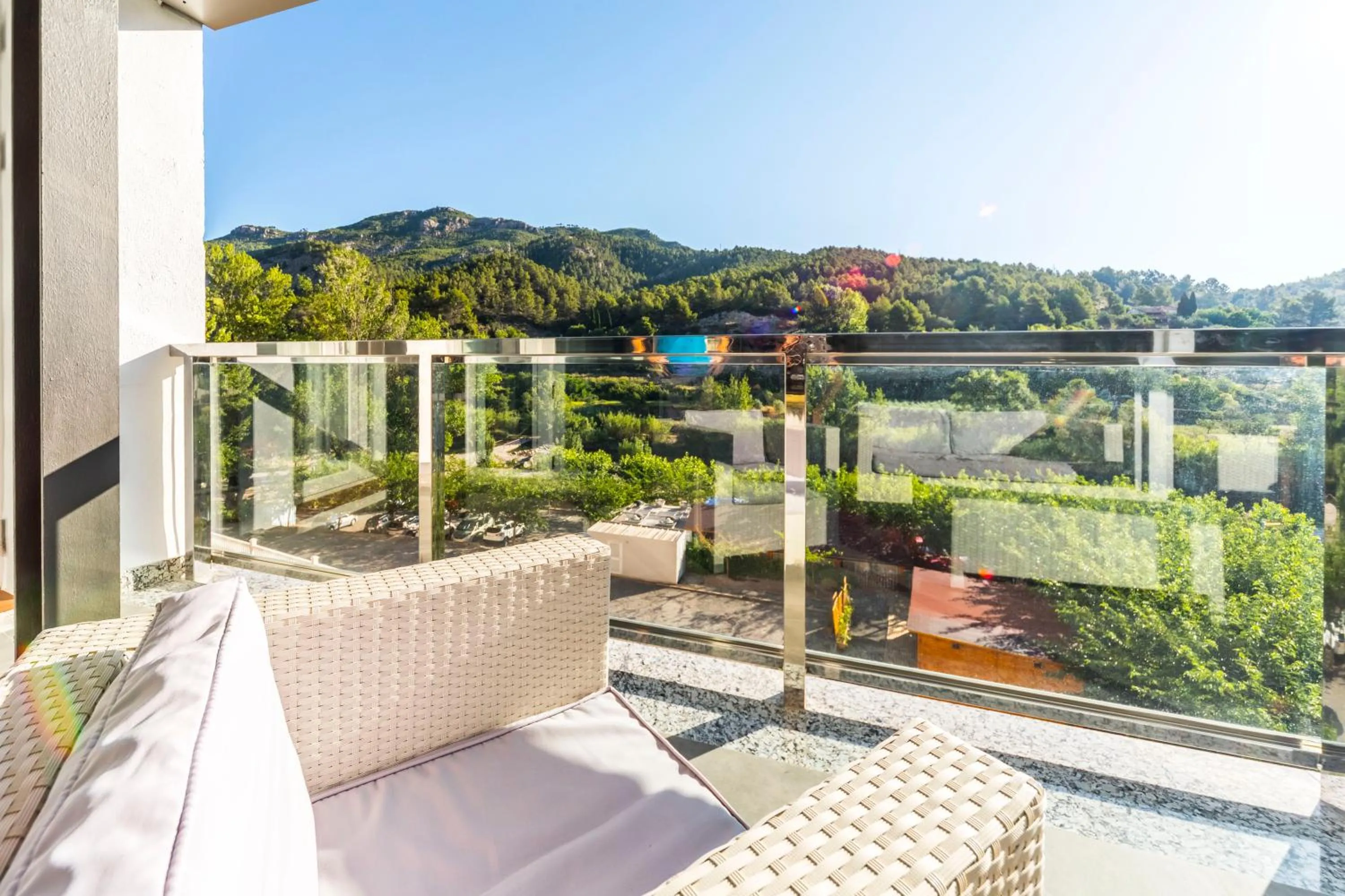 Balcony/Terrace in Hotel Rosaleda del Mijares