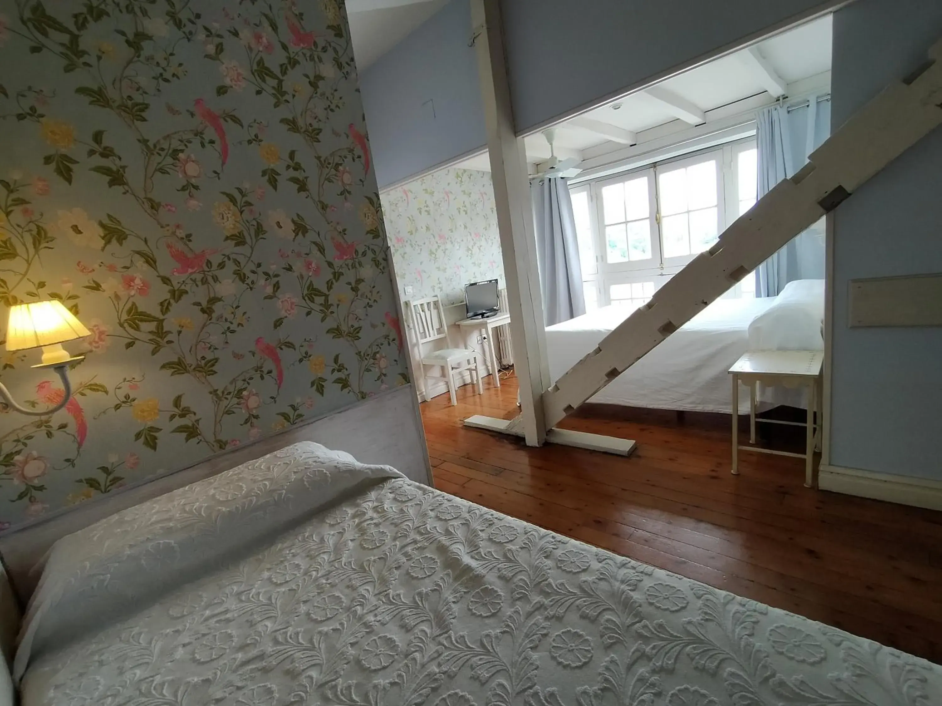 Bed in Hotel Casona del Sella Bed in Hotel Casona del Sella