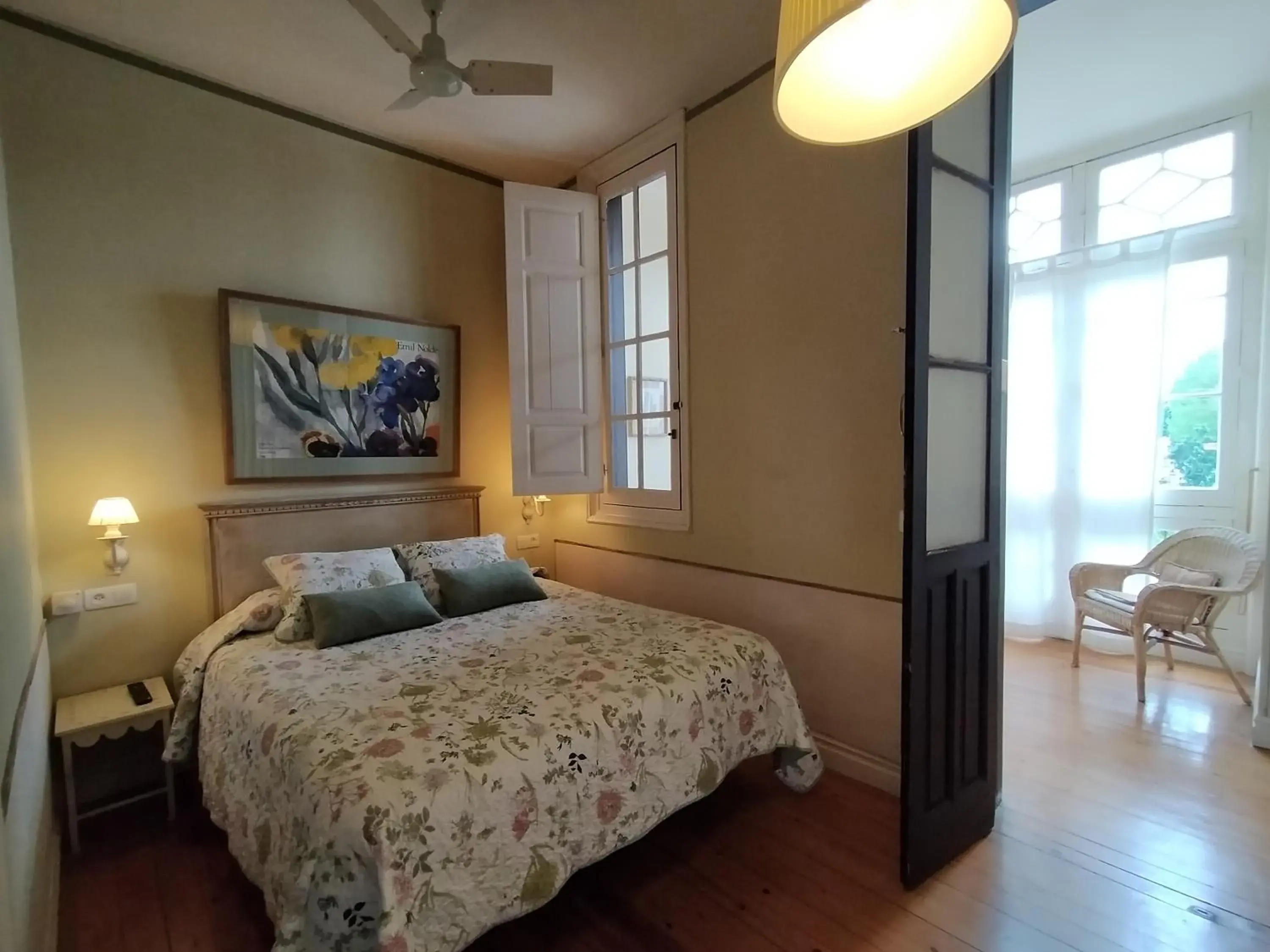 Bed in Hotel Casona del Sella Bed in Hotel Casona del Sella