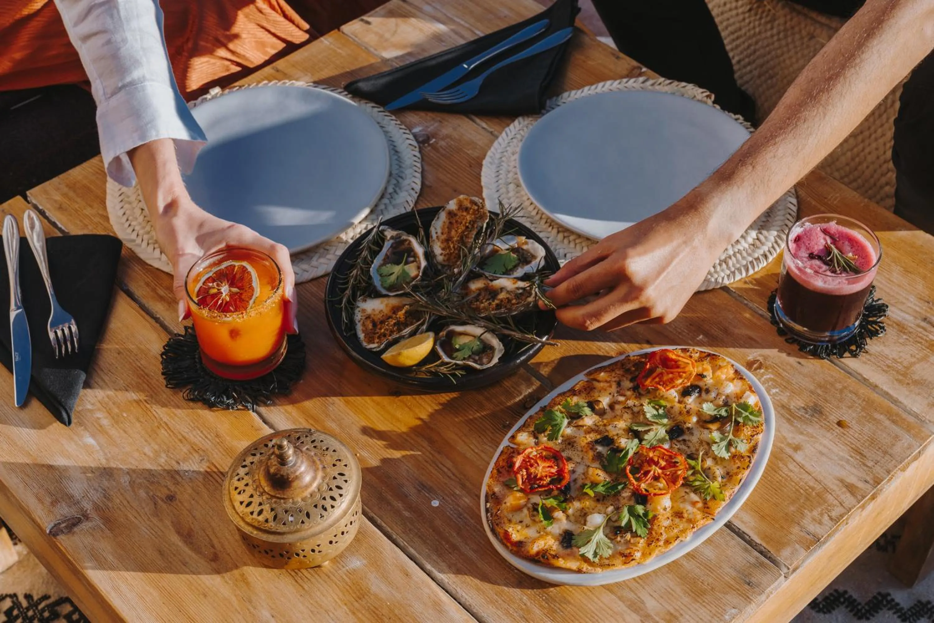 Food close-up in Caravan Dakhla by Our Habitas