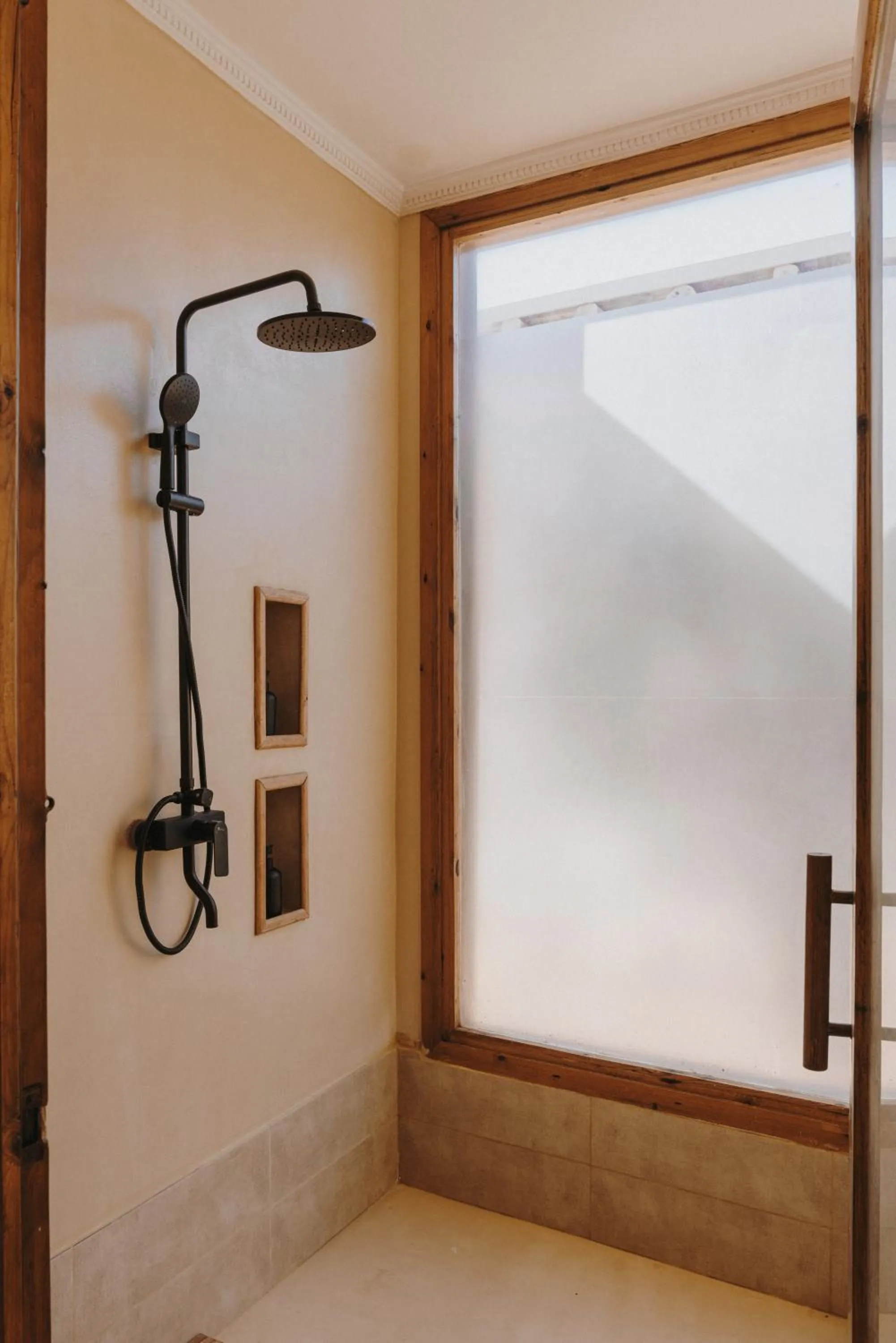 Shower in Caravan Dakhla by Our Habitas